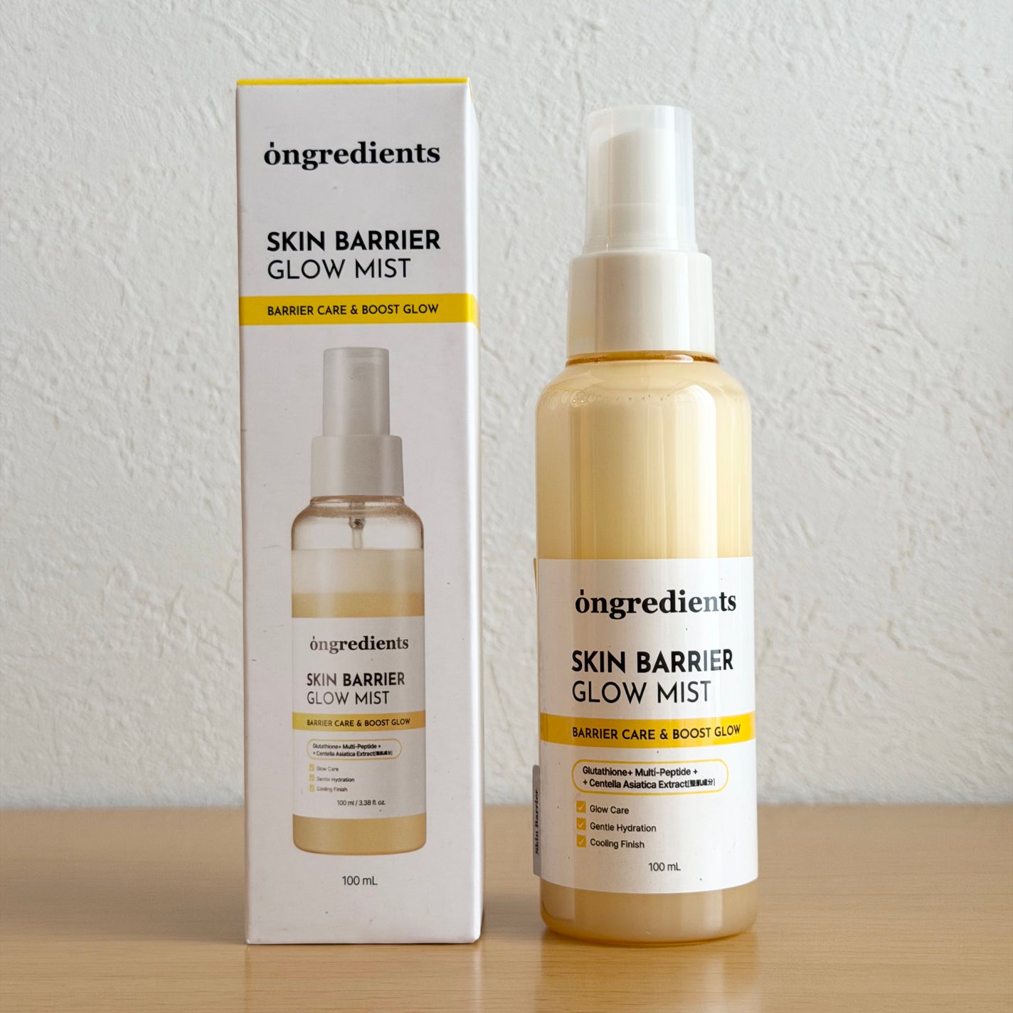 オングリディエンツ スキンバリアグローミスト/Ongredients/ミスト状化粧水を使ったクチコミ(1枚目)