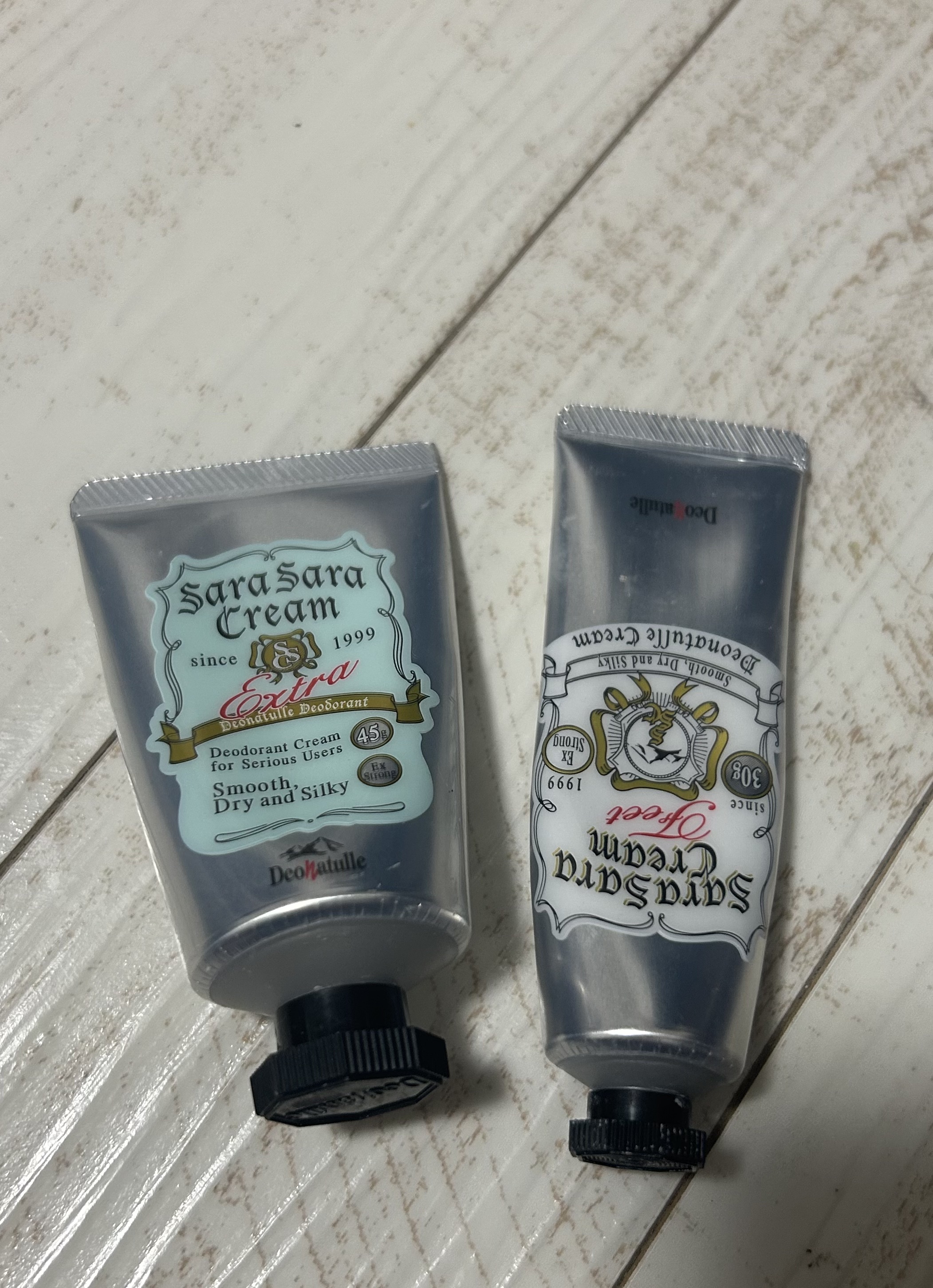 薬用足指さらさらクリーム/デオナチュレ/デオドラント・制汗剤を使ったクチコミ（1枚目）