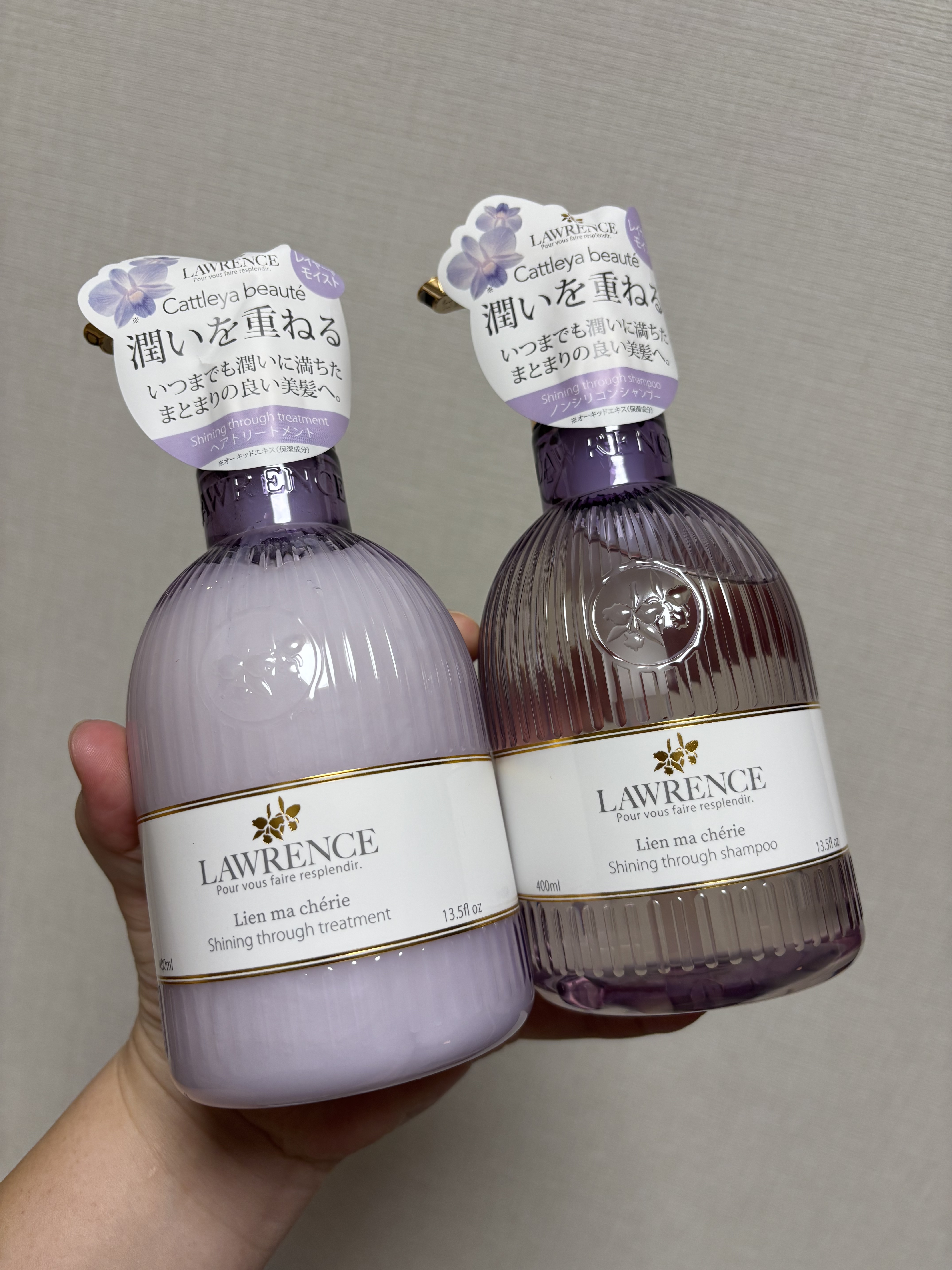 ロウレンス　シャイニングスルーシャンプー/トリートメント　リアンマシェリ（レイヤードモイストタイプ）/ロウレンス /市販シャンプーを使ったクチコミ（1枚目）