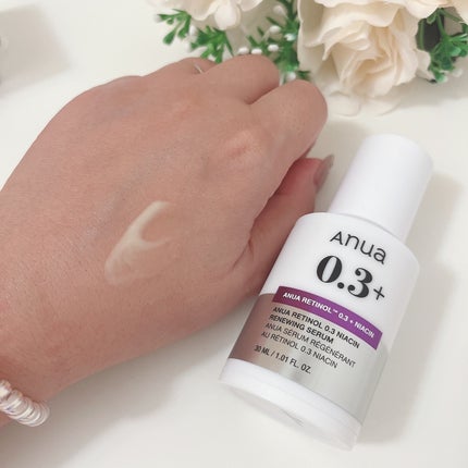 レチノール0.3 ナイアシンリニューイングセラム/Anua/美容液を使ったクチコミ(4枚目)