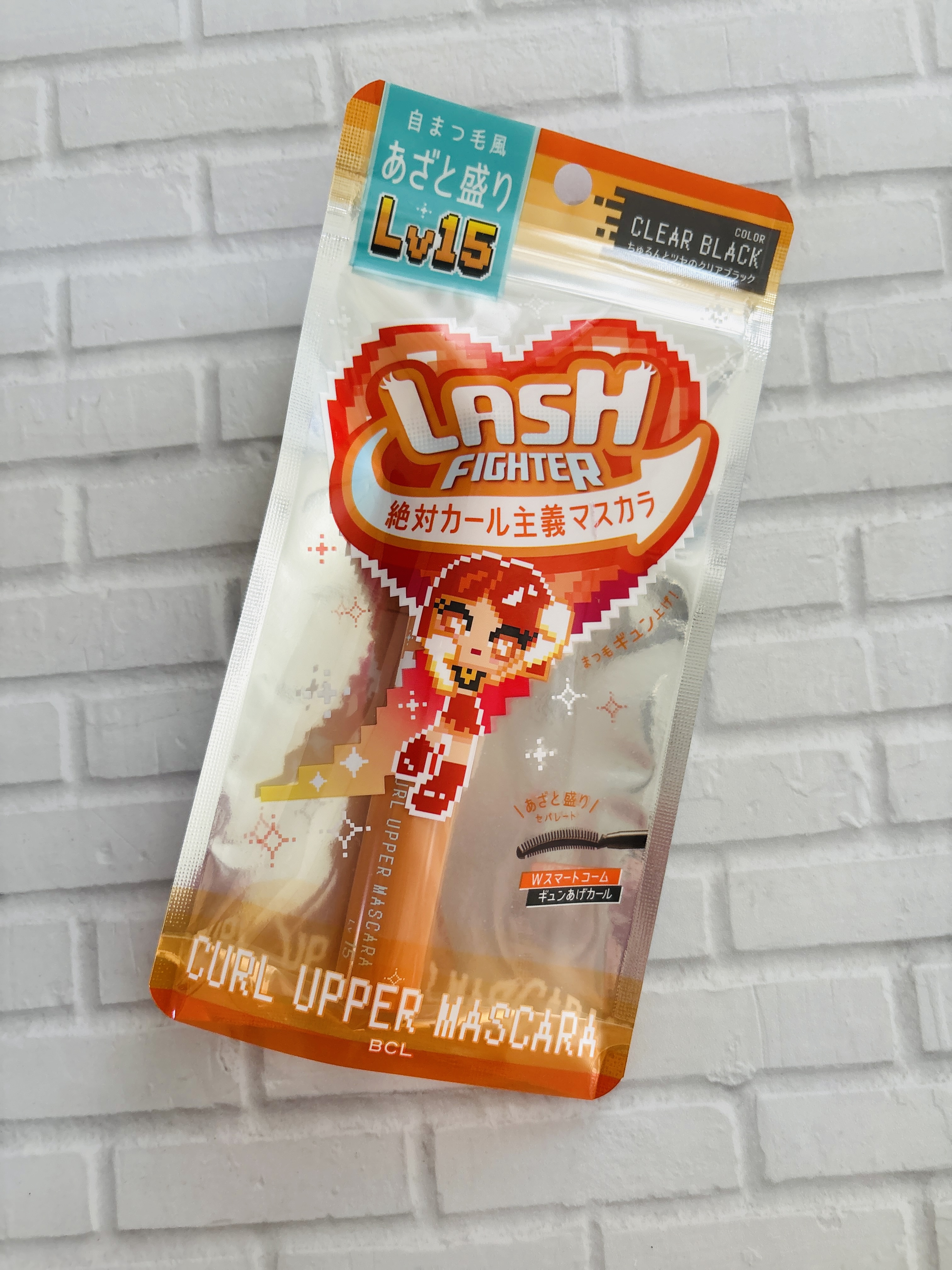 ラッシュファイター　カールアッパーマスカラ Lv15 クリアブラック/ラッシュファイター/マスカラを使ったクチコミ（2枚目）