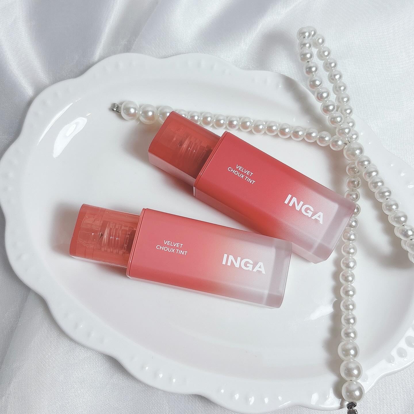 ベルベットシューティント/INGA/リップティントを使ったクチコミ（3枚目）