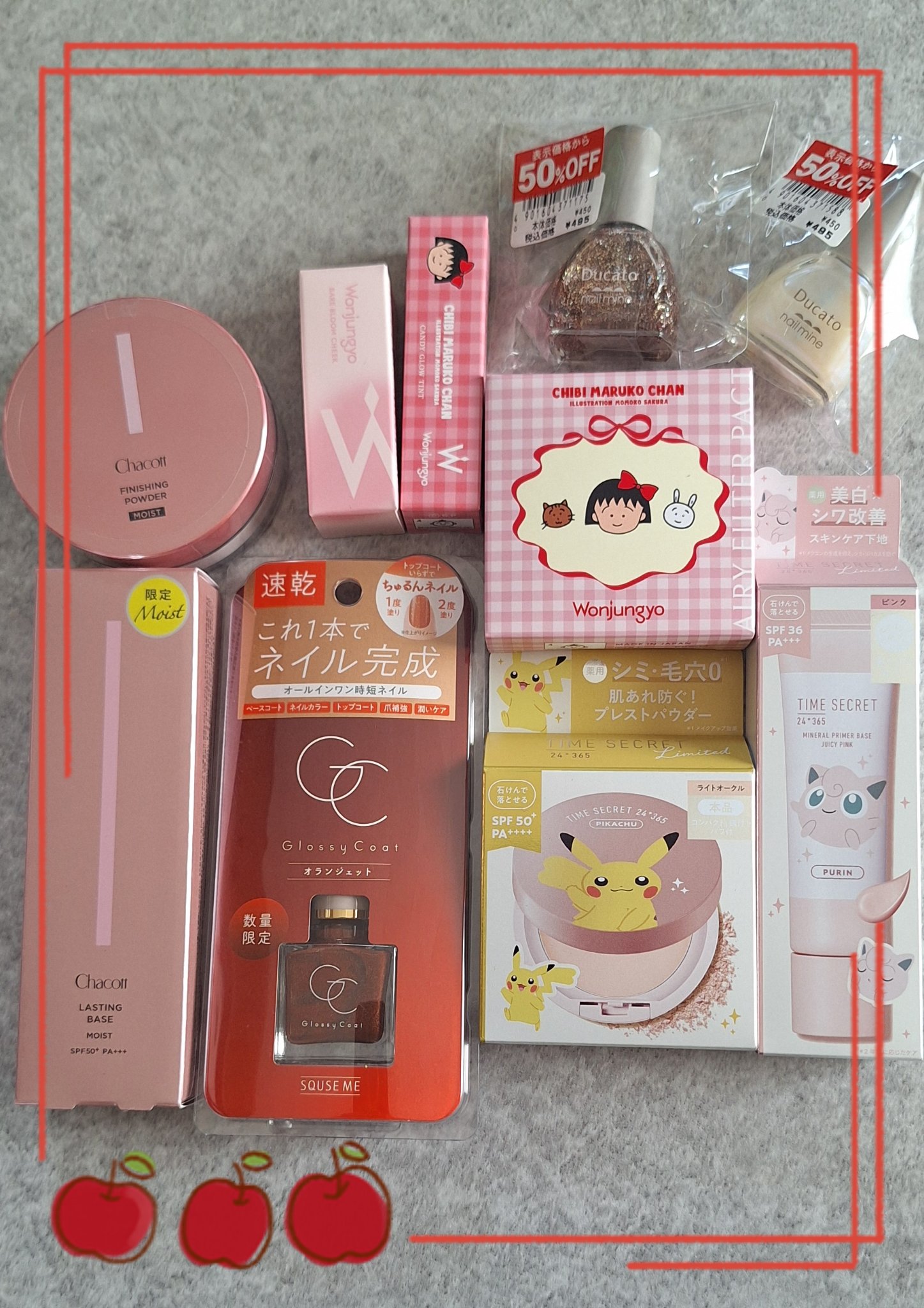 Wonjungyo ウォンジョンヨ エアリーフィルターパクトのクチコミ「購入品

☆チャコット・コスメティクス
・ラスティングベース モイストC
557 ナチュラルコ.....」（1枚目）