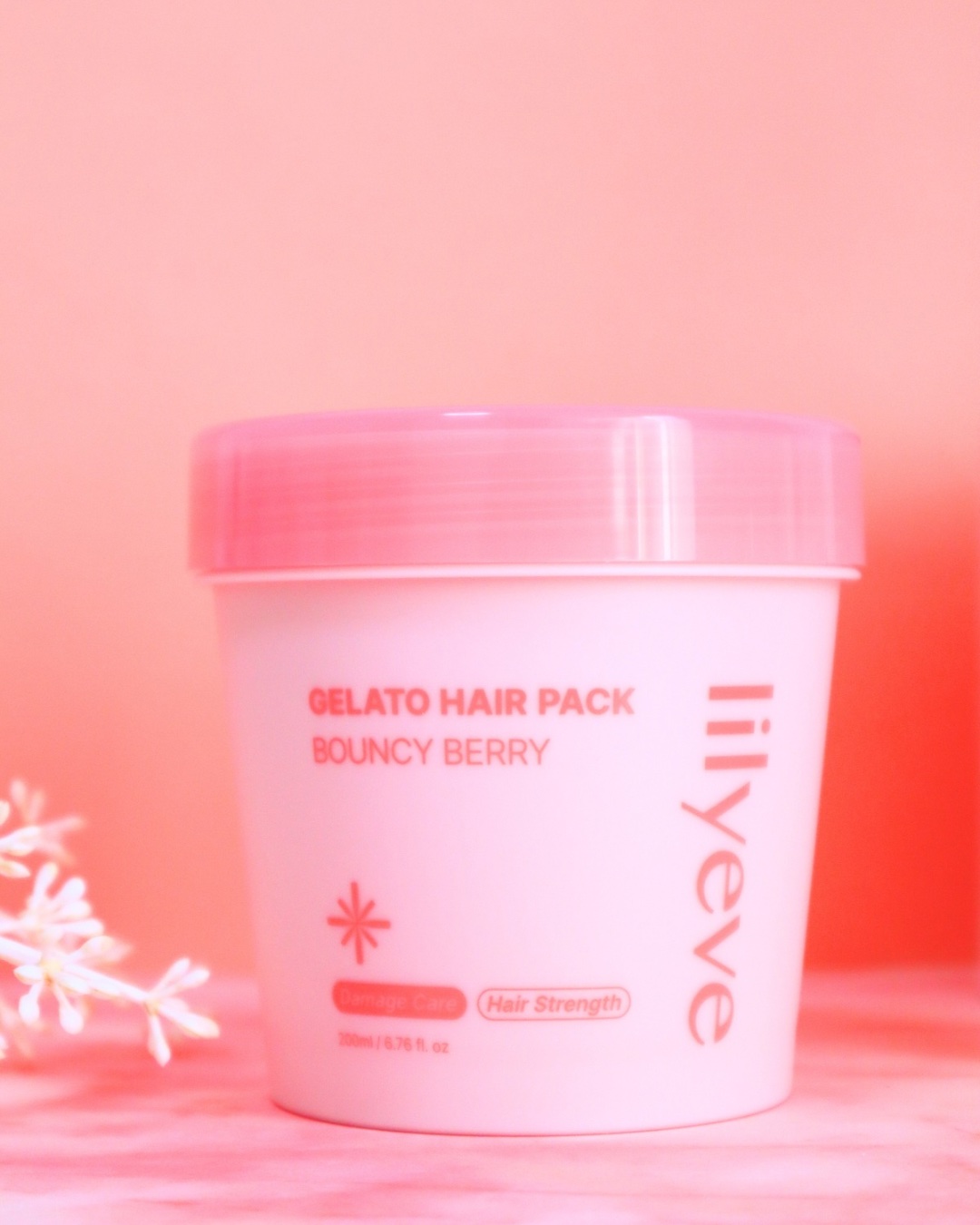 リペアターンジェラートヘアパック バウンシーベリー/リリーイブ/洗い流すヘアトリートメントを使ったクチコミ（2枚目）