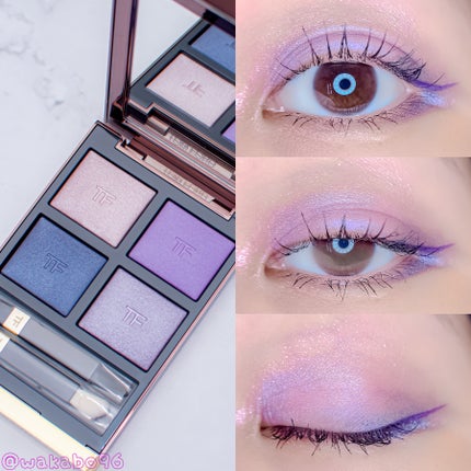 かなた on LIPS 「先日購入したデイドリームでメイク💜♡TOMFORD アイカラー..」(1枚目)