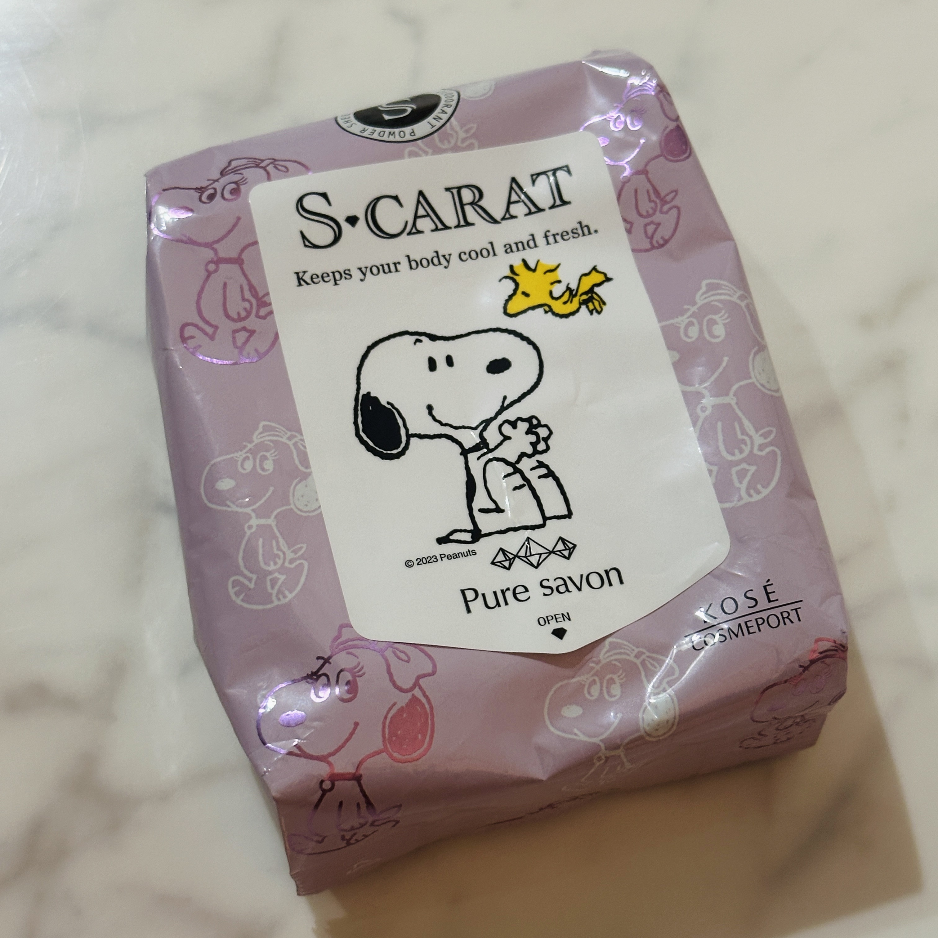 薬用デオドラント パウダーシート（ピュアシャボン）/エスカラット/ボディシートを使ったクチコミ（1枚目）