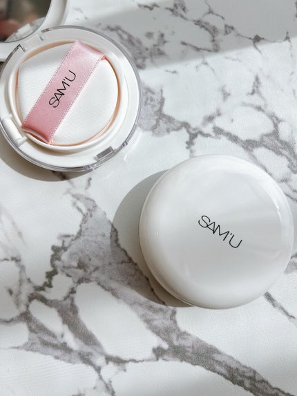 センシティブピュア&ピュアクッション/SAM'U/クッションファンデーションを使ったクチコミ(2枚目)