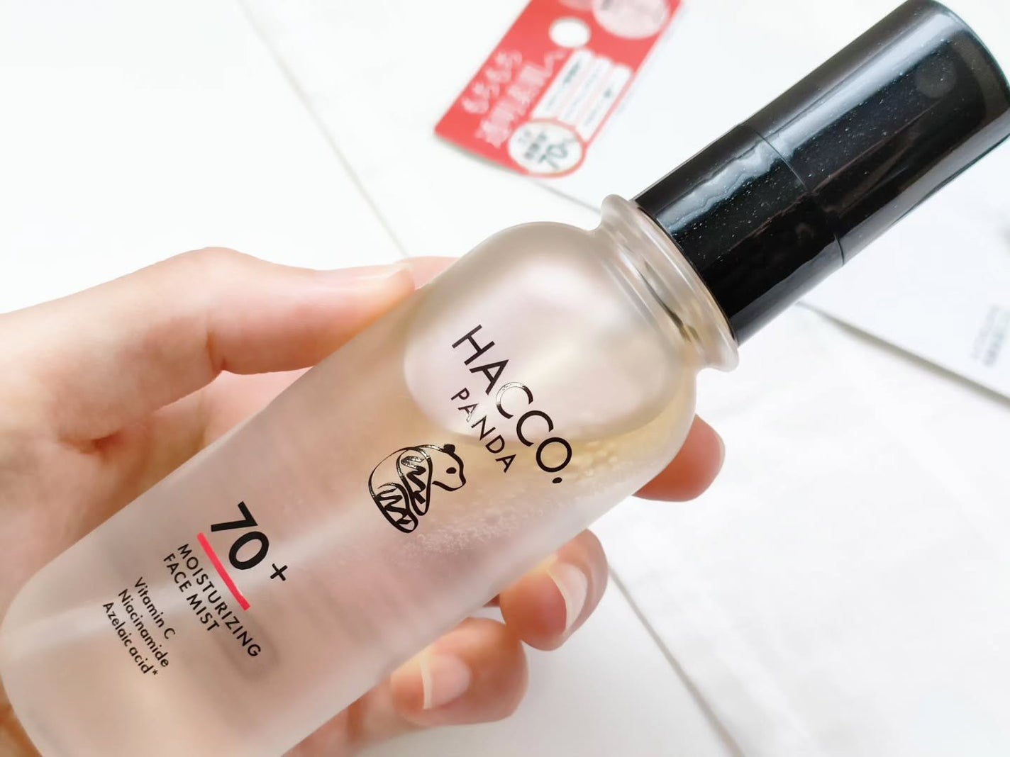 ハッコウパンダ メイクの上から発酵保湿ミスト/HACCO.PANDA/ミスト状化粧水を使ったクチコミ(2枚目)