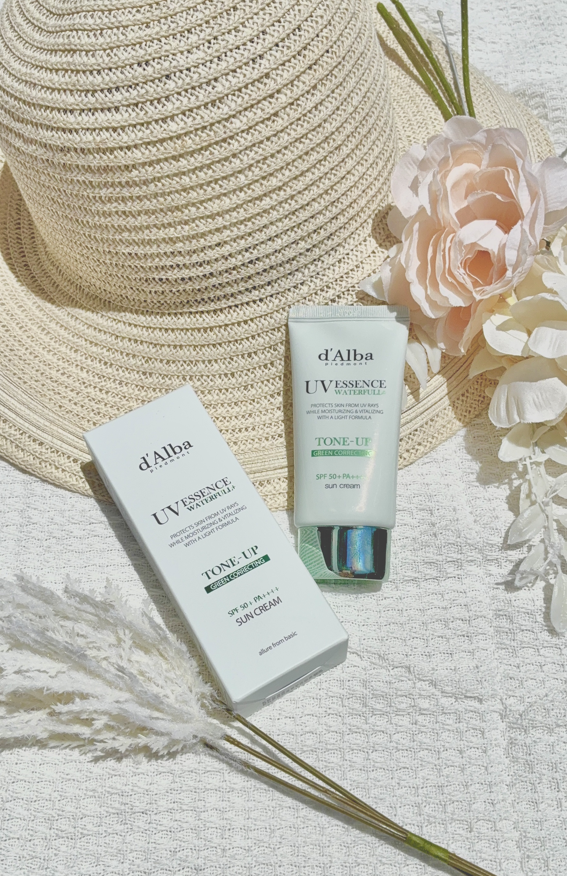 クリーンティーツリーリポソームトーンアップサンクリーム（グリーン）/ダルバ/日焼け止めクリームを使ったクチコミ（1枚目）