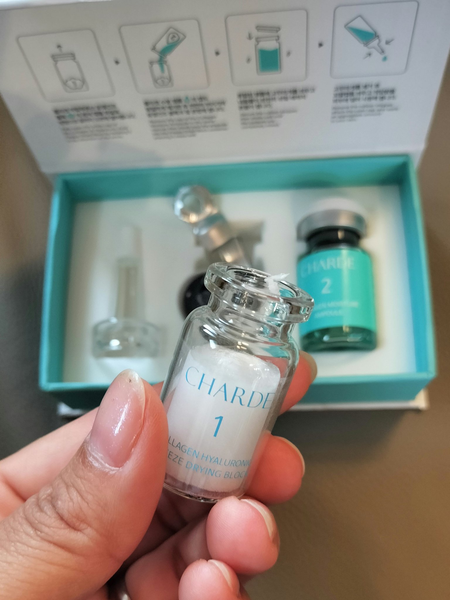 クラウドアンプル 1week キット/CHARDE/美容液を使ったクチコミ（2枚目）