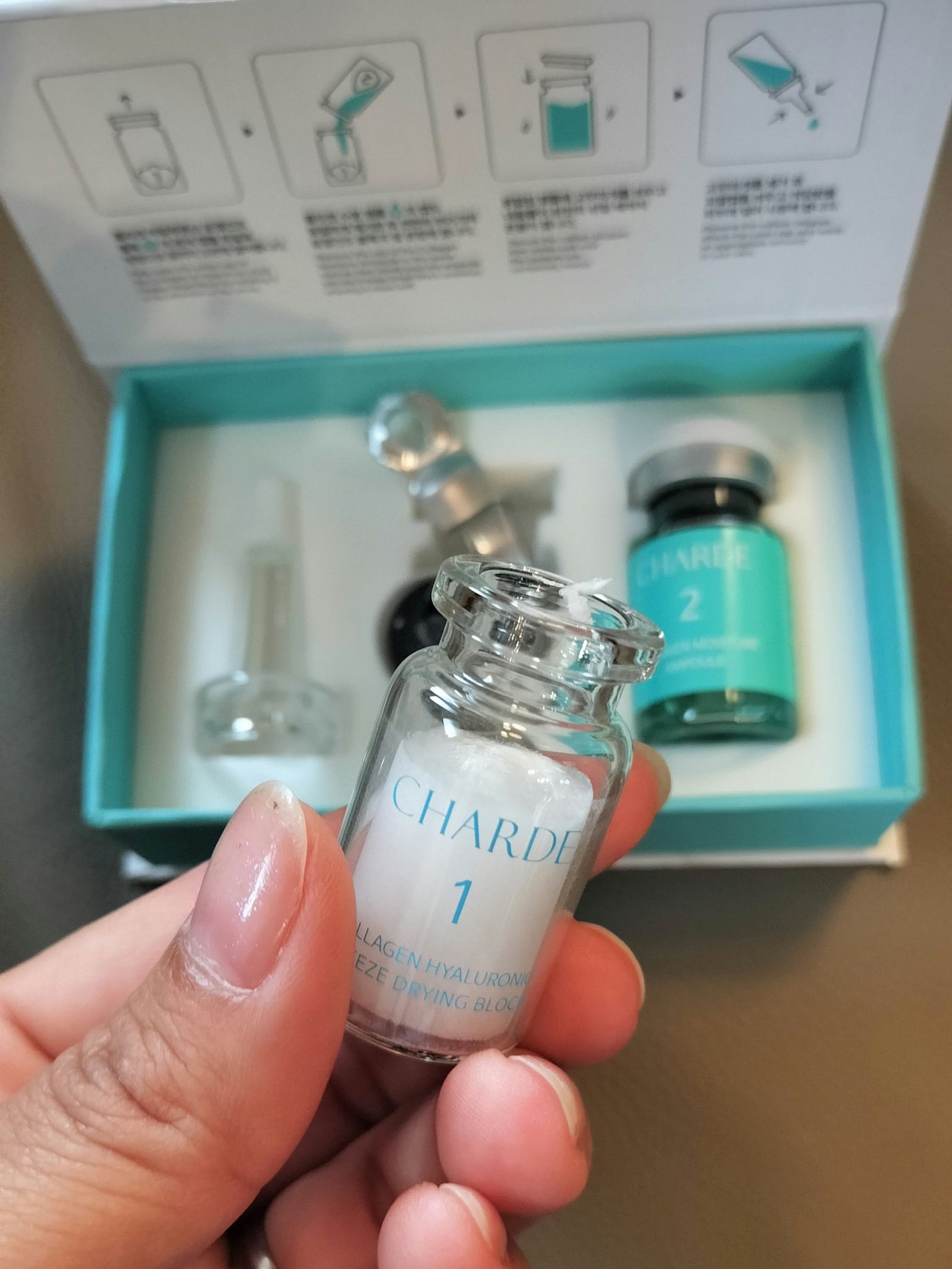 クラウドアンプル 1week キット/CHARDE/美容液を使ったクチコミ(2枚目)
