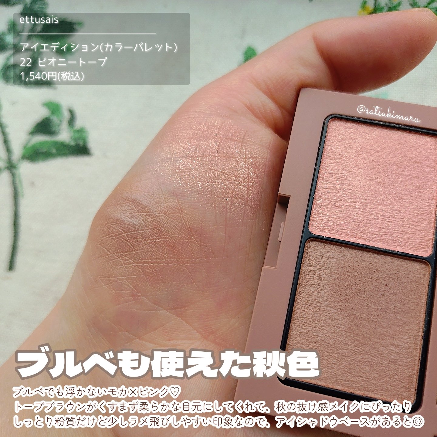 エテュセ アイエディション(カラーパレット)/ettusais/アイシャドウパレットを使ったクチコミ（3枚目）