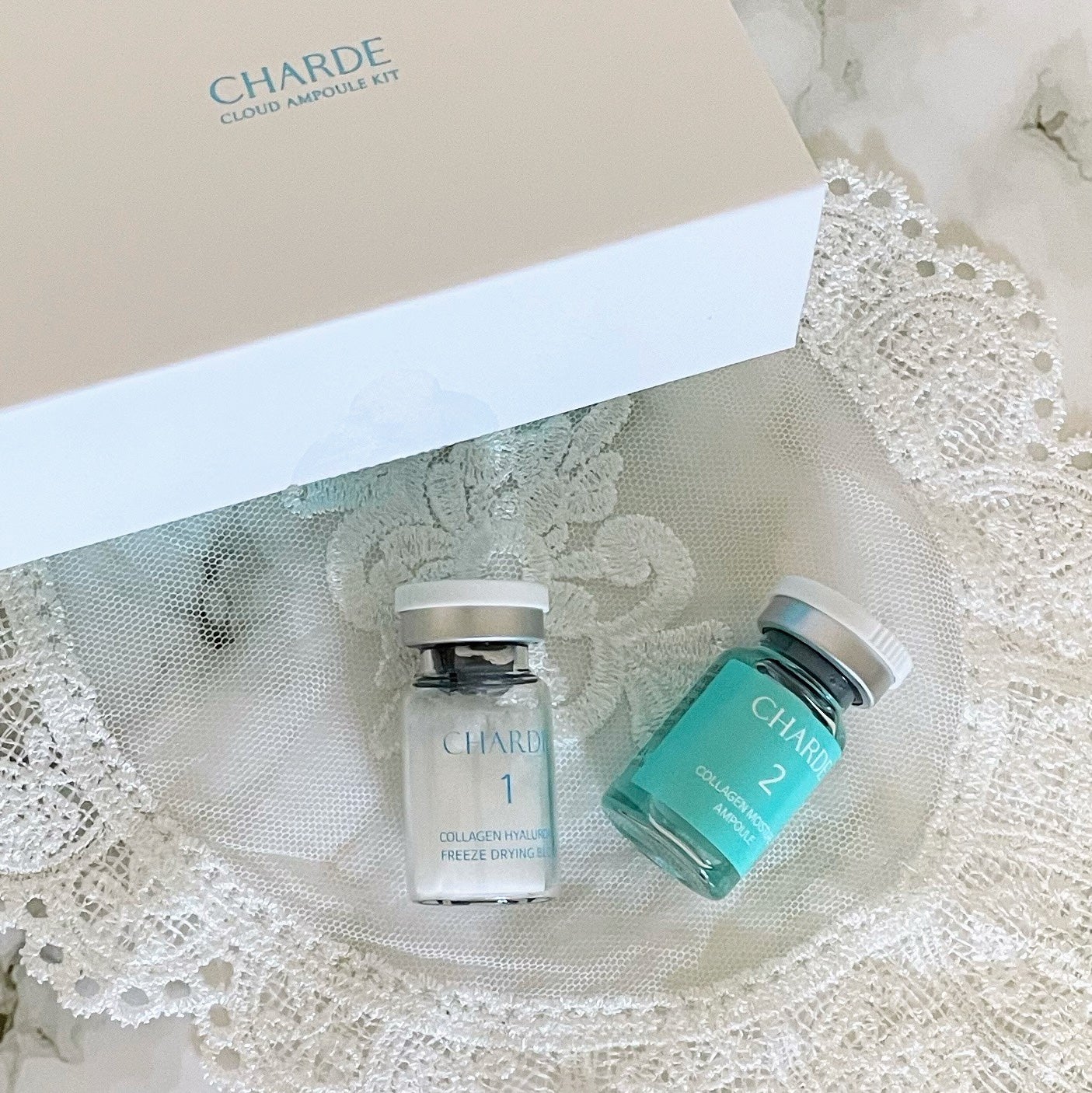 クラウドアンプル 1week キット/CHARDE/美容液を使ったクチコミ(2枚目)