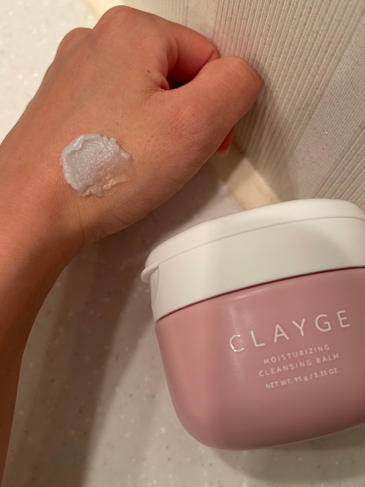 モイスチャライジング クレンジングバーム/CLAYGE/クレンジングバームを使ったクチコミ(3枚目)