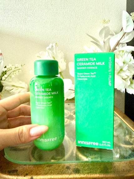 グリーンティー セラミド ミルク エッセンストナー/innisfree/化粧水を使ったクチコミ(1枚目)
