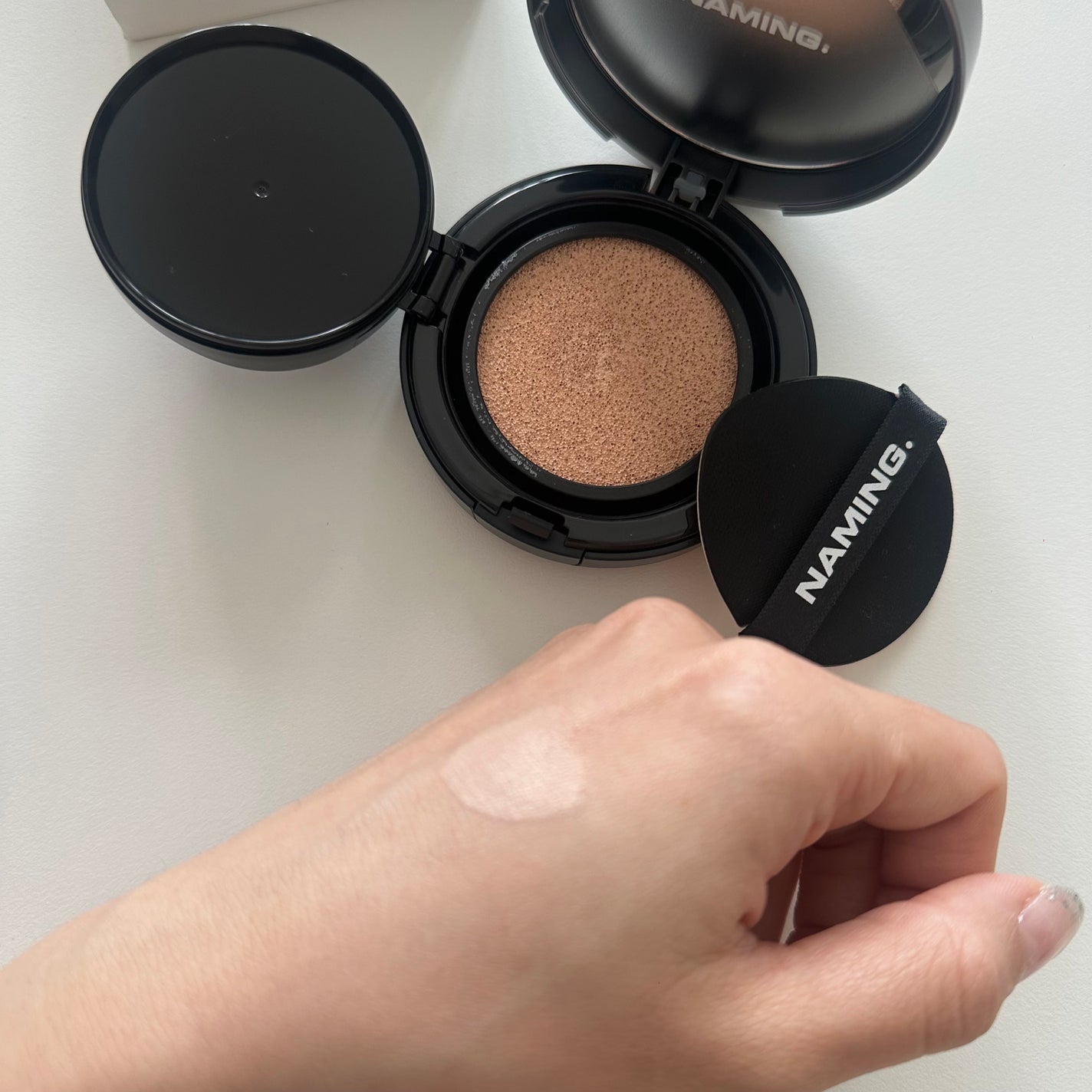 ネーミング ゼログラビティ カバーフィットクッション/NAMING./クッションファンデーションを使ったクチコミ(4枚目)