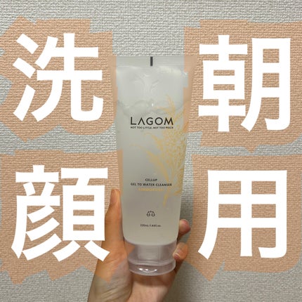 ジェルトゥウォーター クレンザー(KI)(朝洗顔料)/LAGOM /その他洗顔料を使ったクチコミ(1枚目)