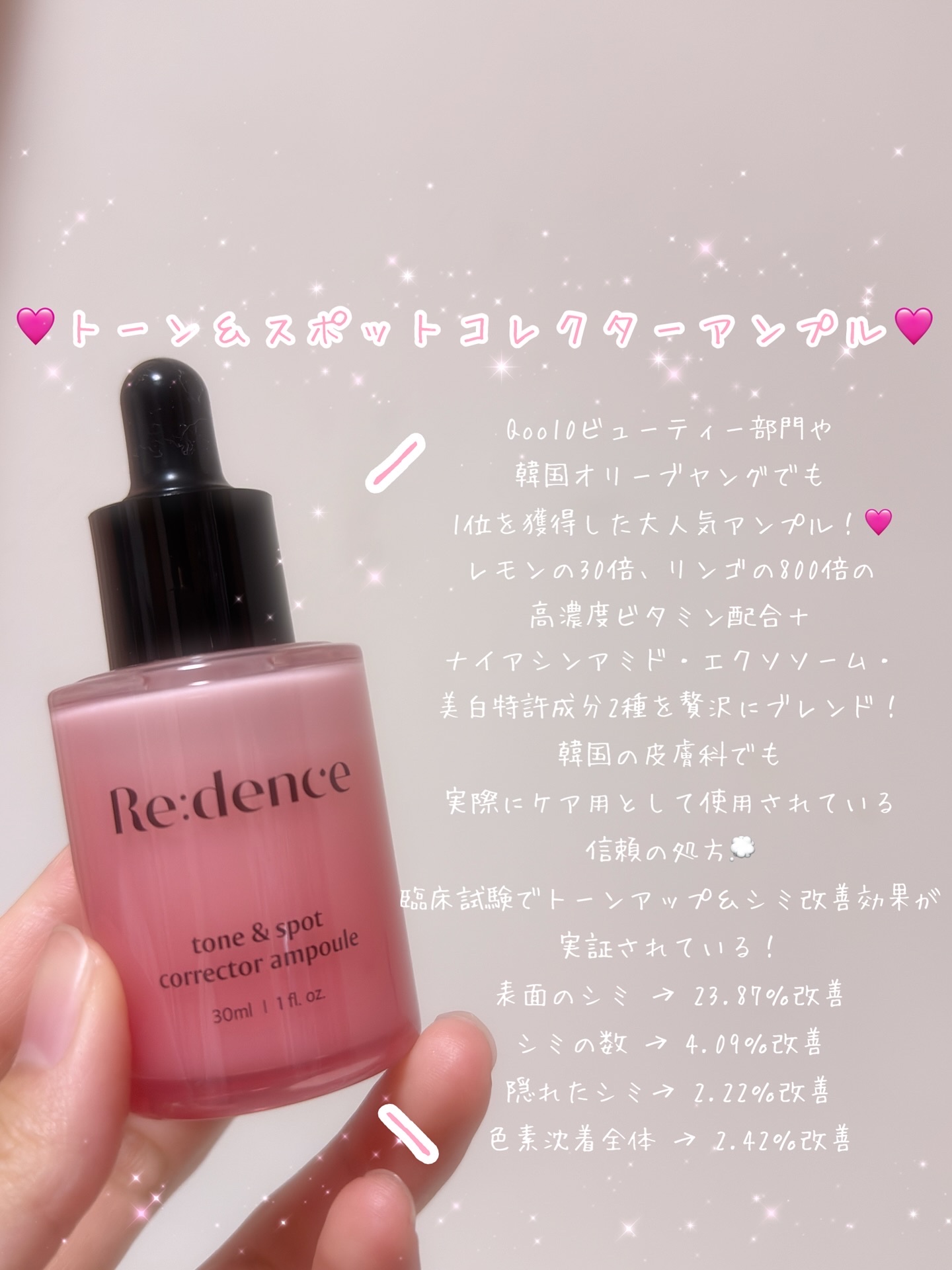 トーン&スポットコレクターアンプル/redence/美容液を使ったクチコミ（2枚目）