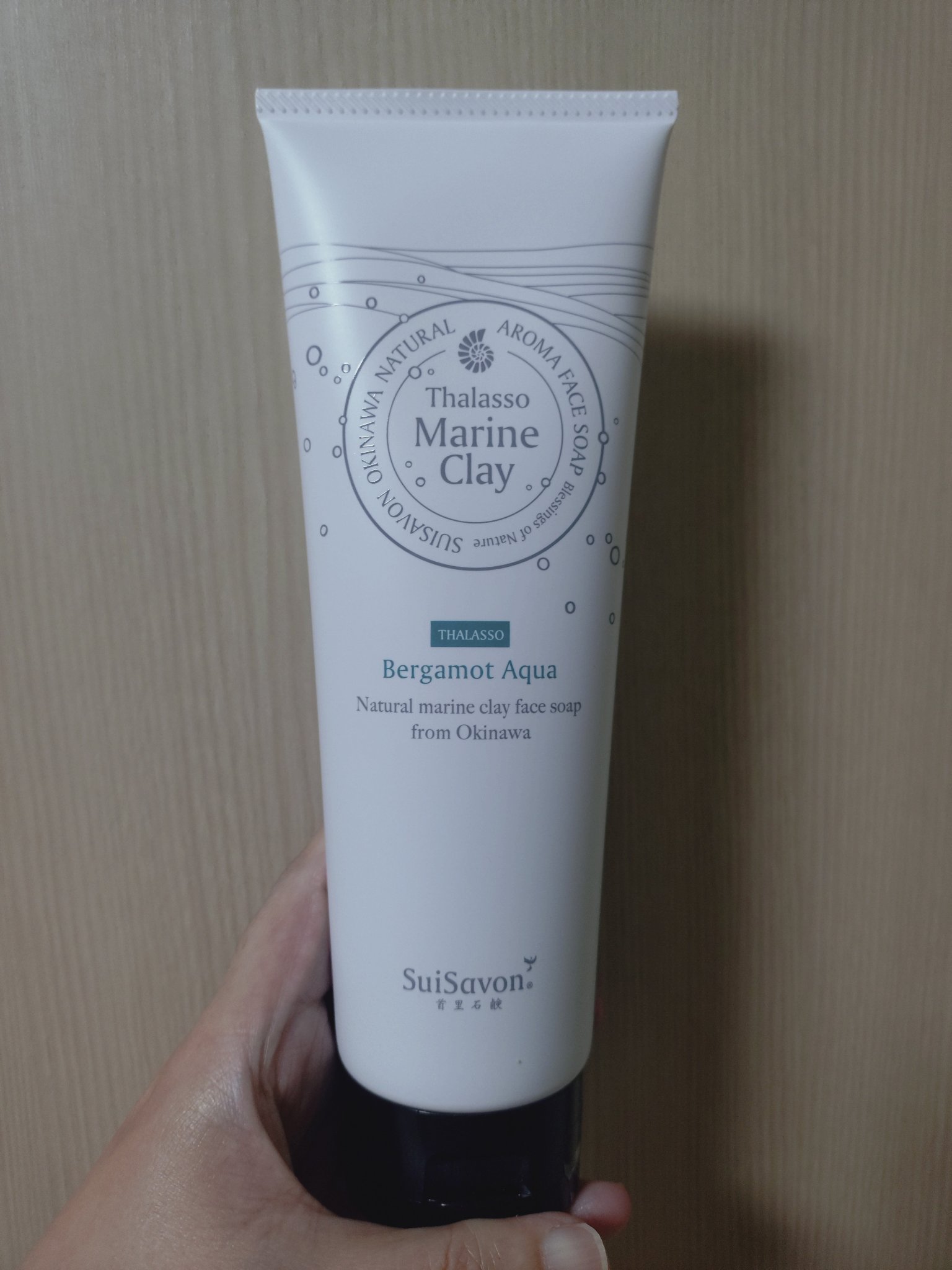 琉球のタラソマリンクレイ洗顔石鹸/SuiSavon/洗顔石鹸を使ったクチコミ（1枚目）