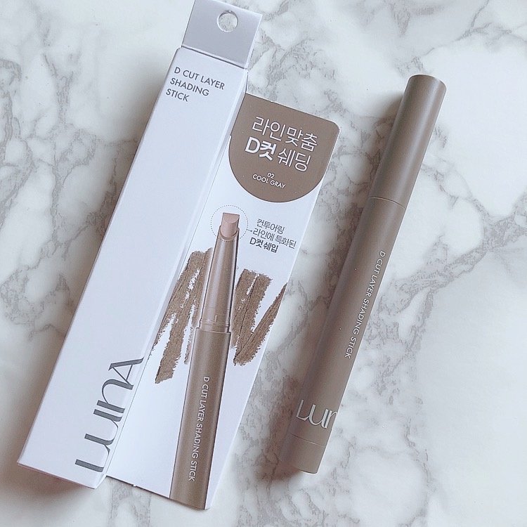 Dカットレイヤーシェーディングスティック  02 クールグレー/LUNA/シェーディングを使ったクチコミ（1枚目）