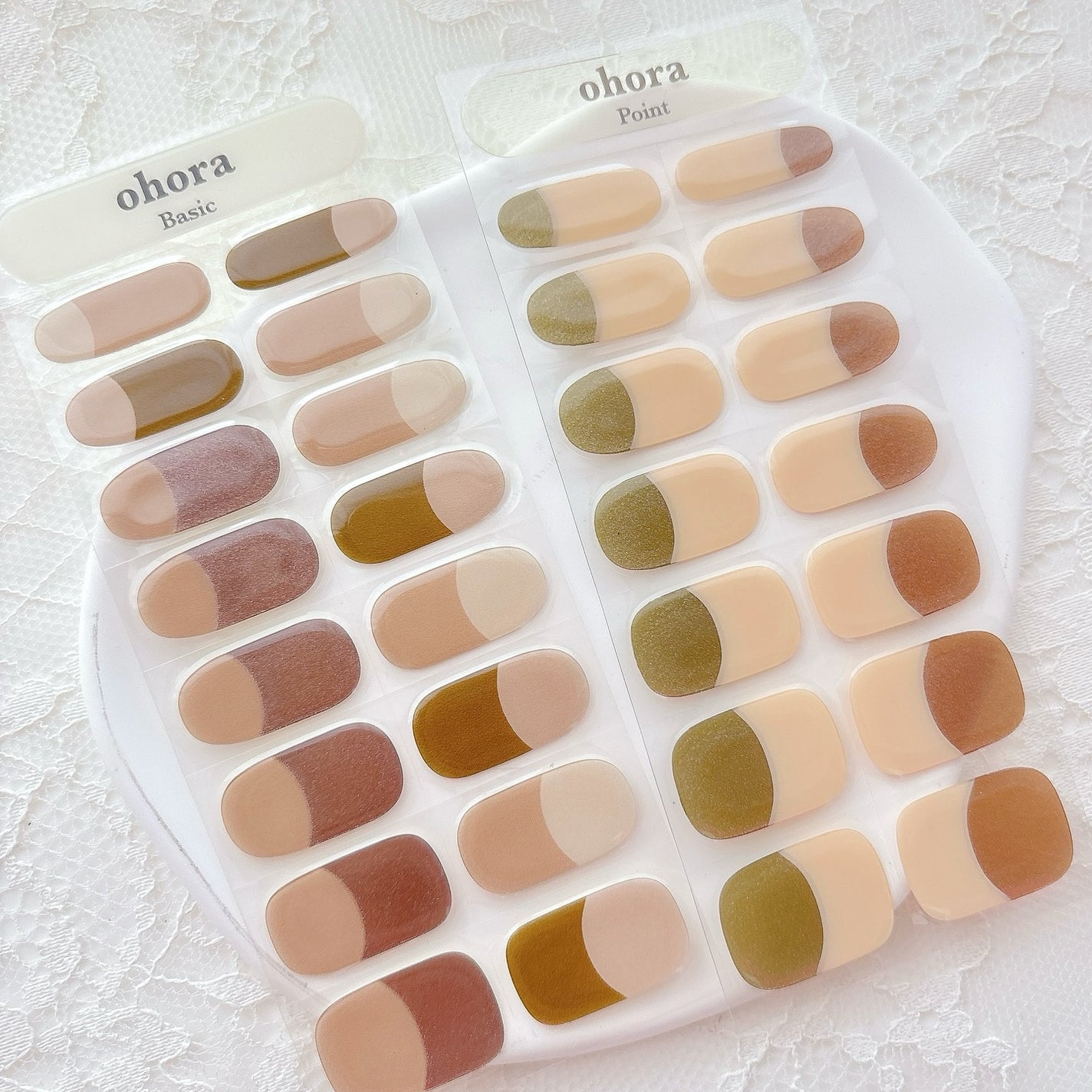 セミキュアジェルネイル(ハンド)/ohora/ネイルシールを使ったクチコミ(7枚目)