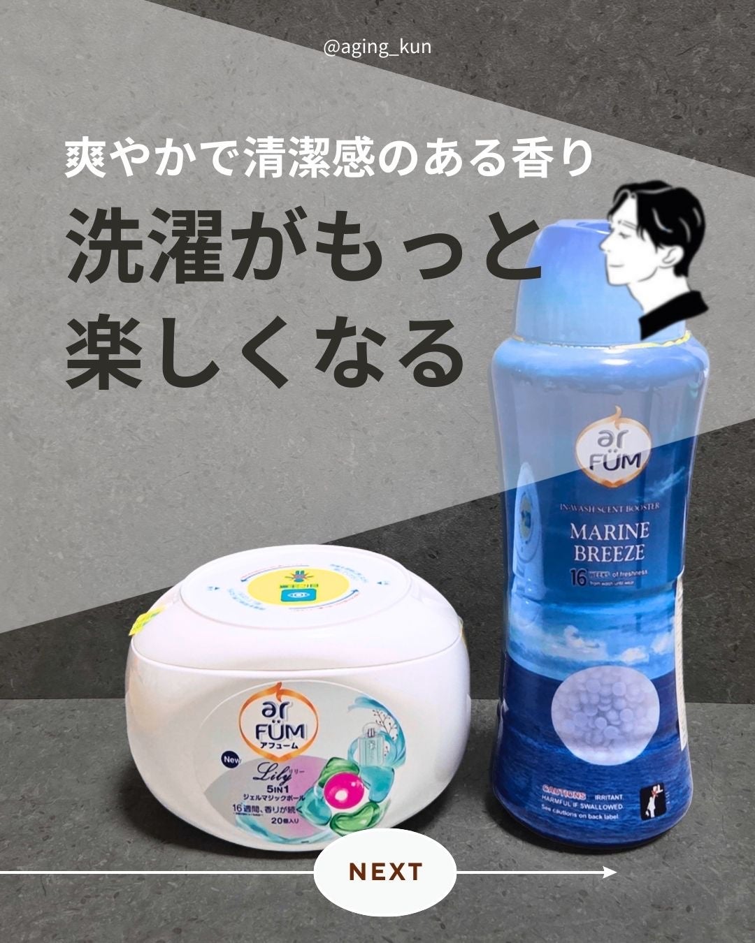 アフューム リリー ランドリーボール/王子製薬/洗濯洗剤を使ったクチコミ(1枚目)