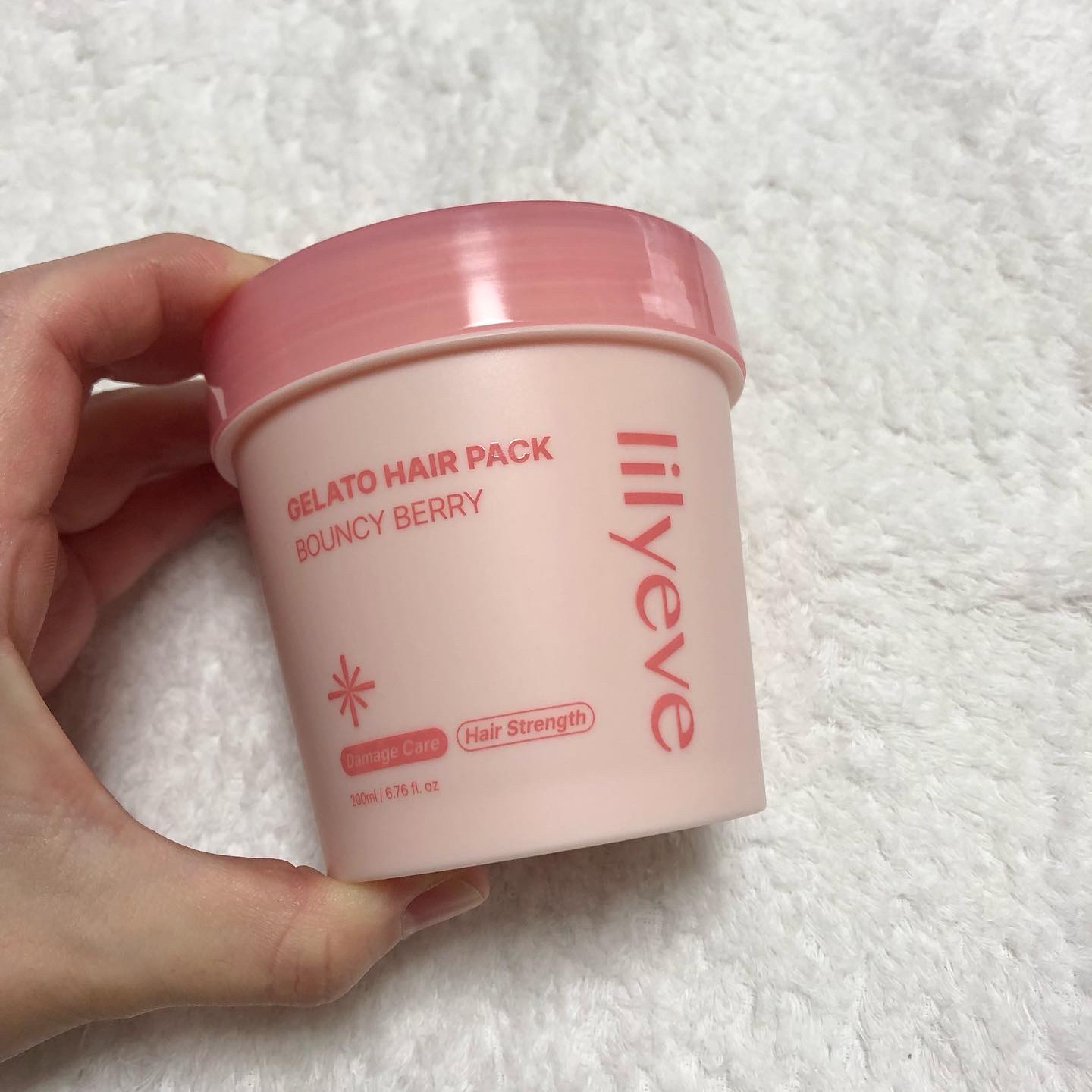 リペアターンジェラートヘアパック バウンシーベリー/リリーイブ/洗い流すヘアトリートメントを使ったクチコミ（2枚目）