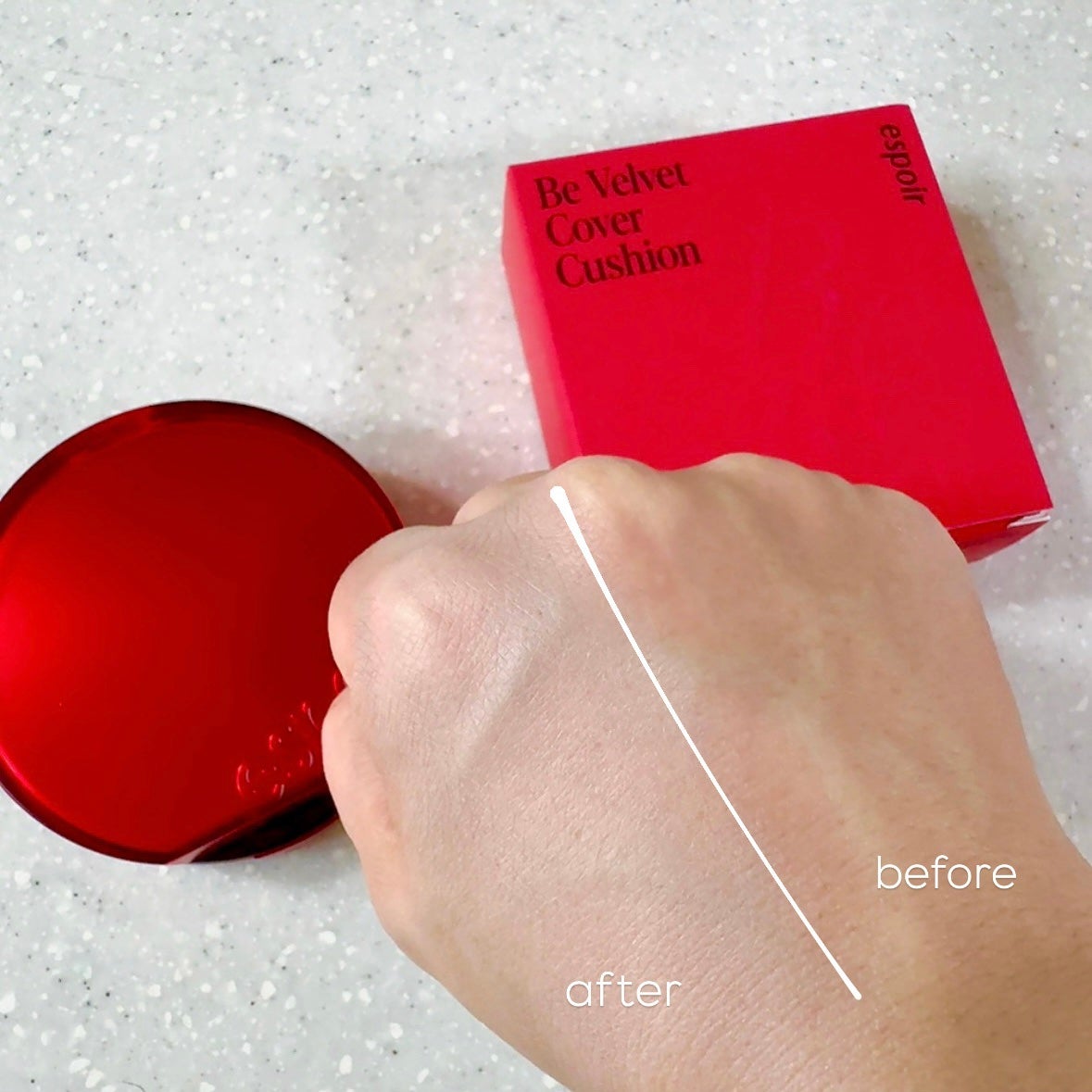 ビーベルベットカバークッション/espoir/クッションファンデーションを使ったクチコミ(4枚目)