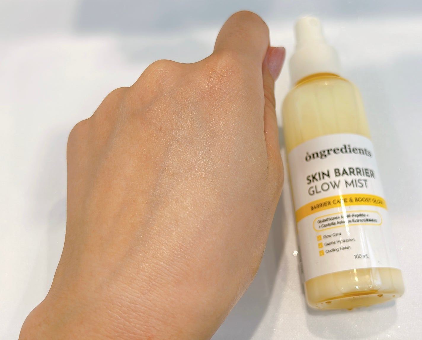 オングリディエンツ スキンバリアグローミスト/Ongredients/ミスト状化粧水を使ったクチコミ(8枚目)