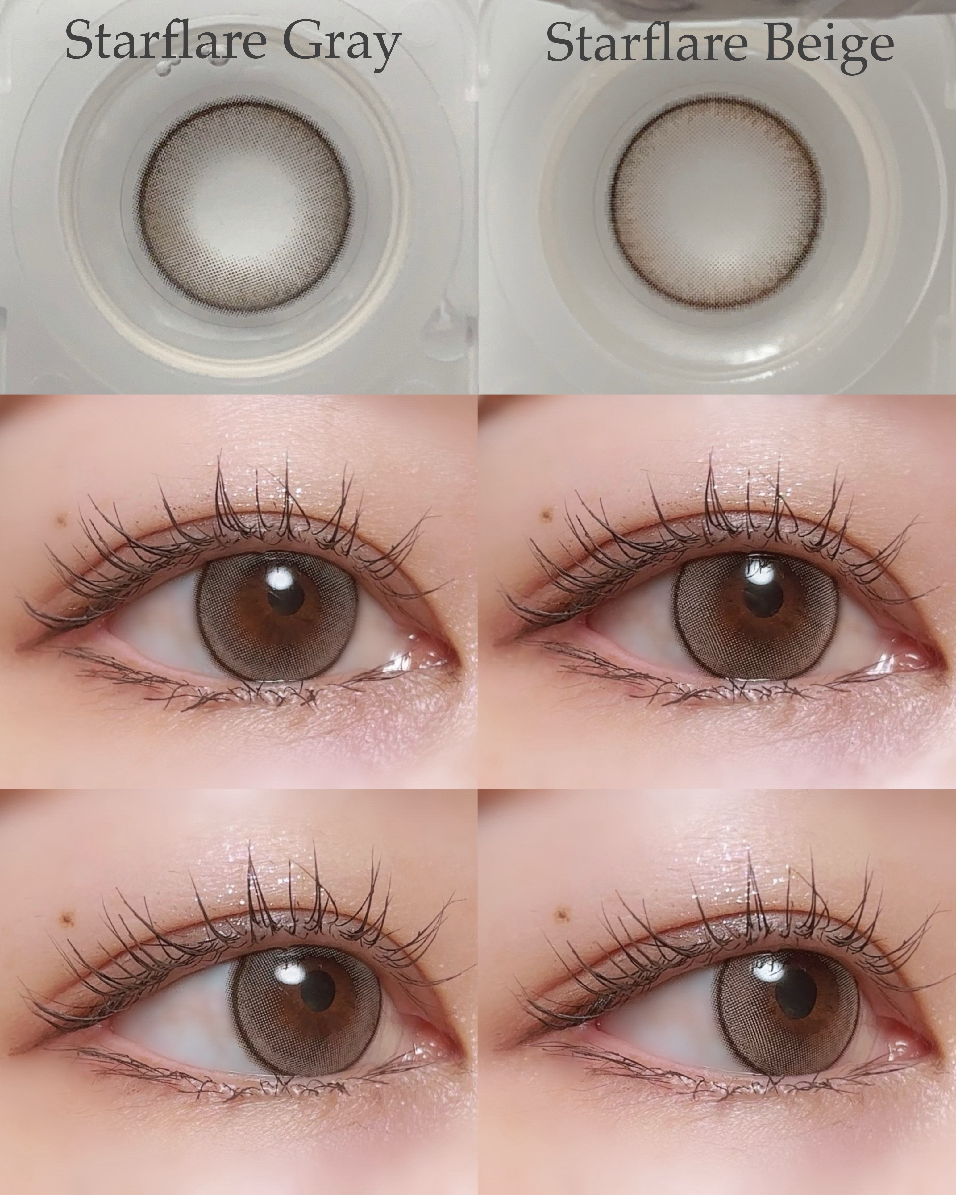 eyestar 1day スターフレアグレー /eyestar/ワンデー（１DAY）カラコンを使ったクチコミ（2枚目）