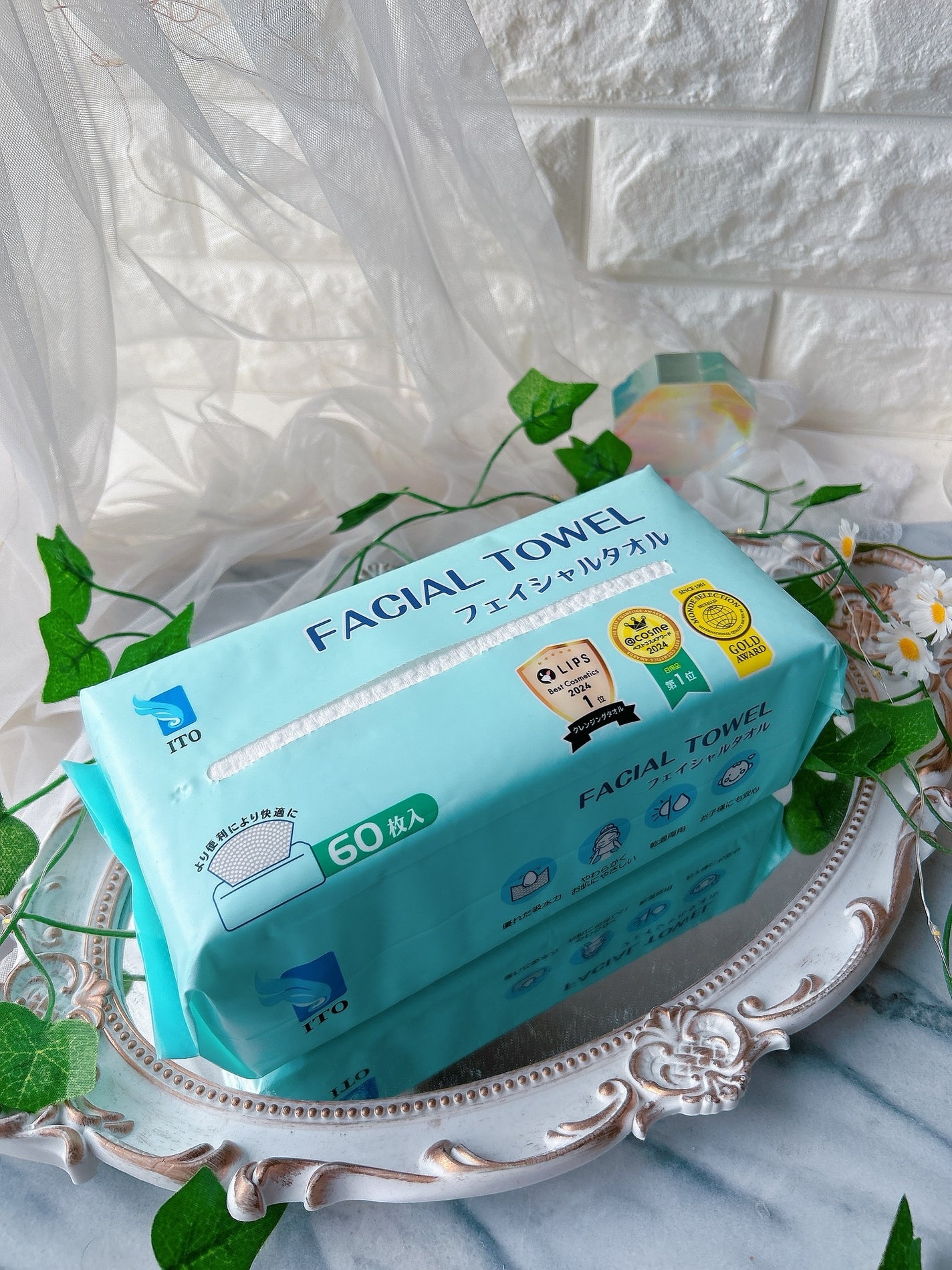 ITOフェイシャルタオル/ITO/クレンジングタオルを使ったクチコミ(2枚目)