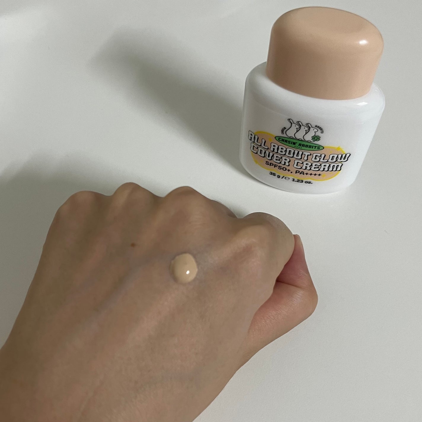 オールアバウトグロウカバークリーム/CHASIN'RABBITS/日焼け止めクリームを使ったクチコミ(3枚目)