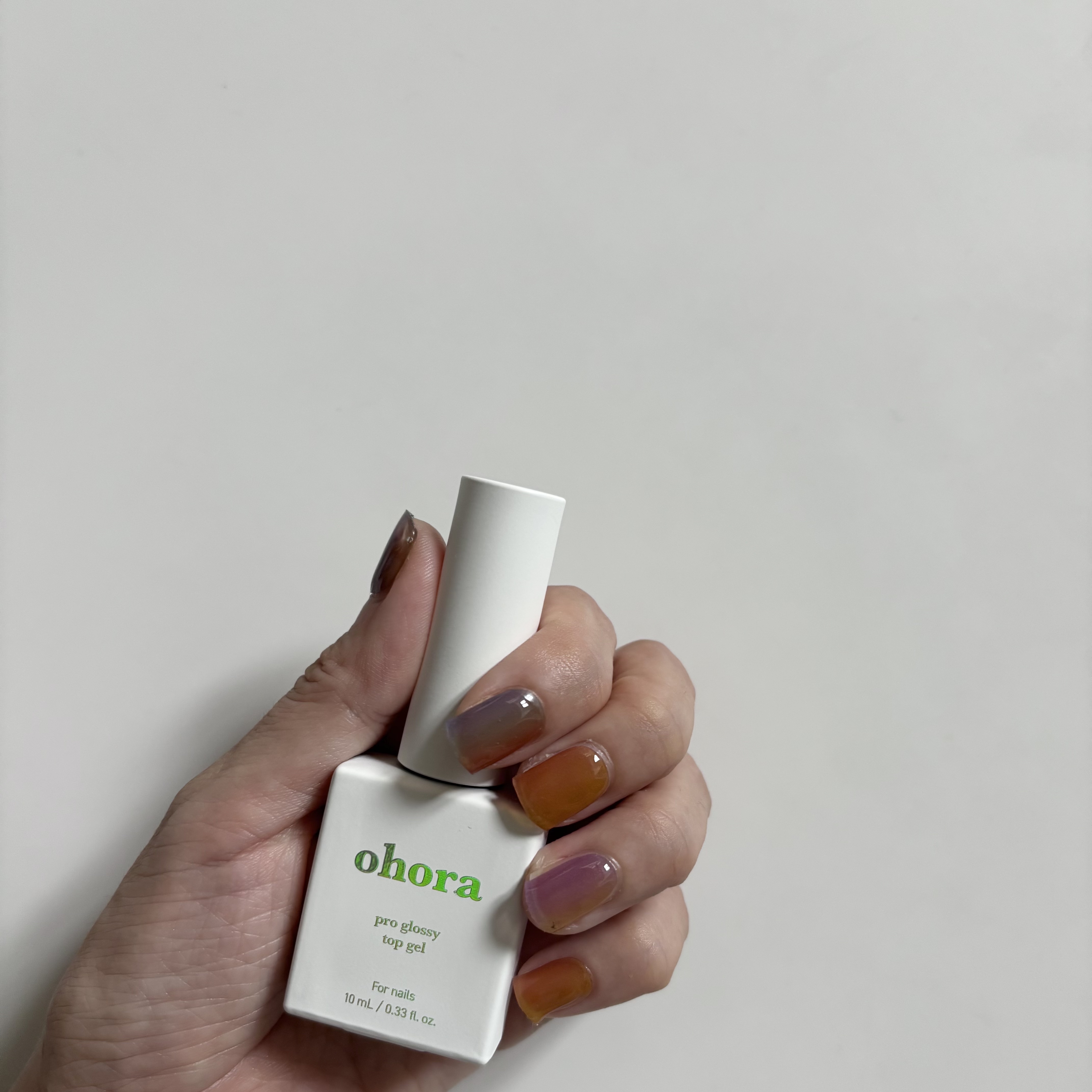 オホーラ プログロッシートップジェル/ohora/ジェルネイルを使ったクチコミ（3枚目）