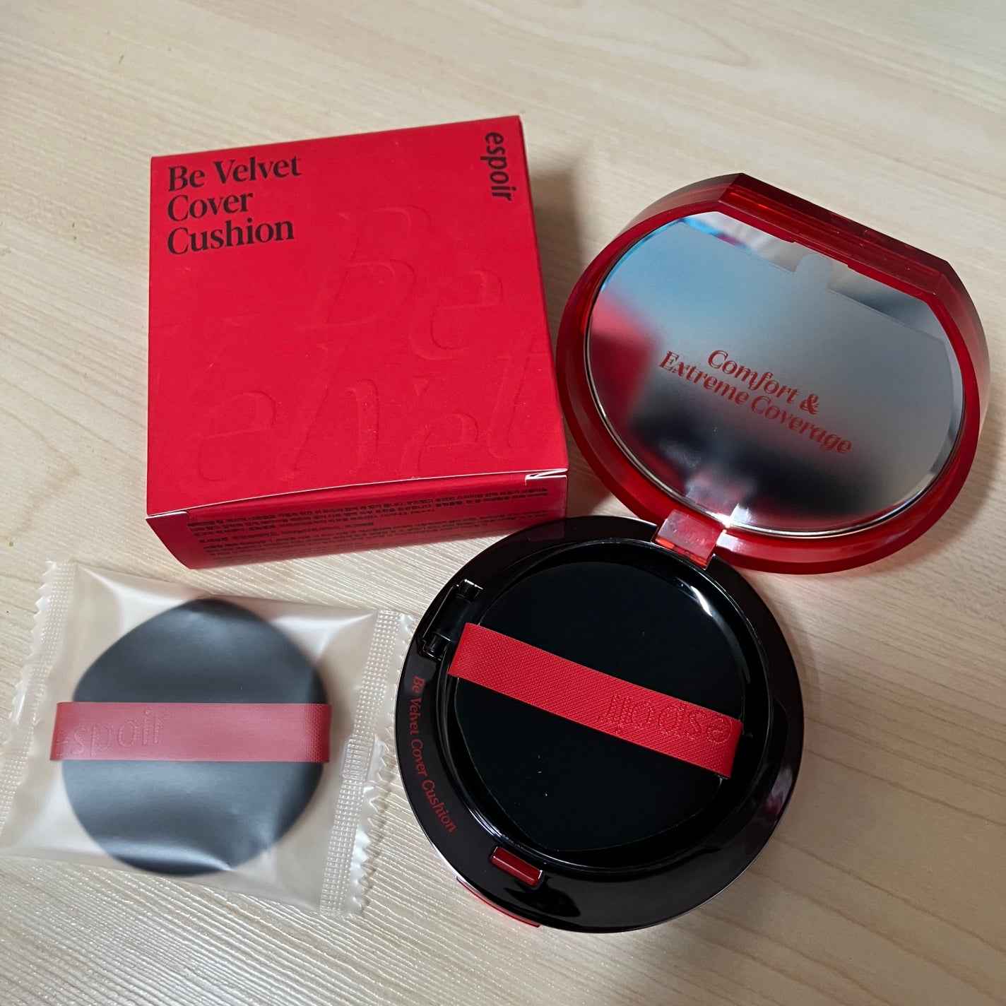 ビーベルベットカバークッション/espoir/クッションファンデーションを使ったクチコミ(1枚目)