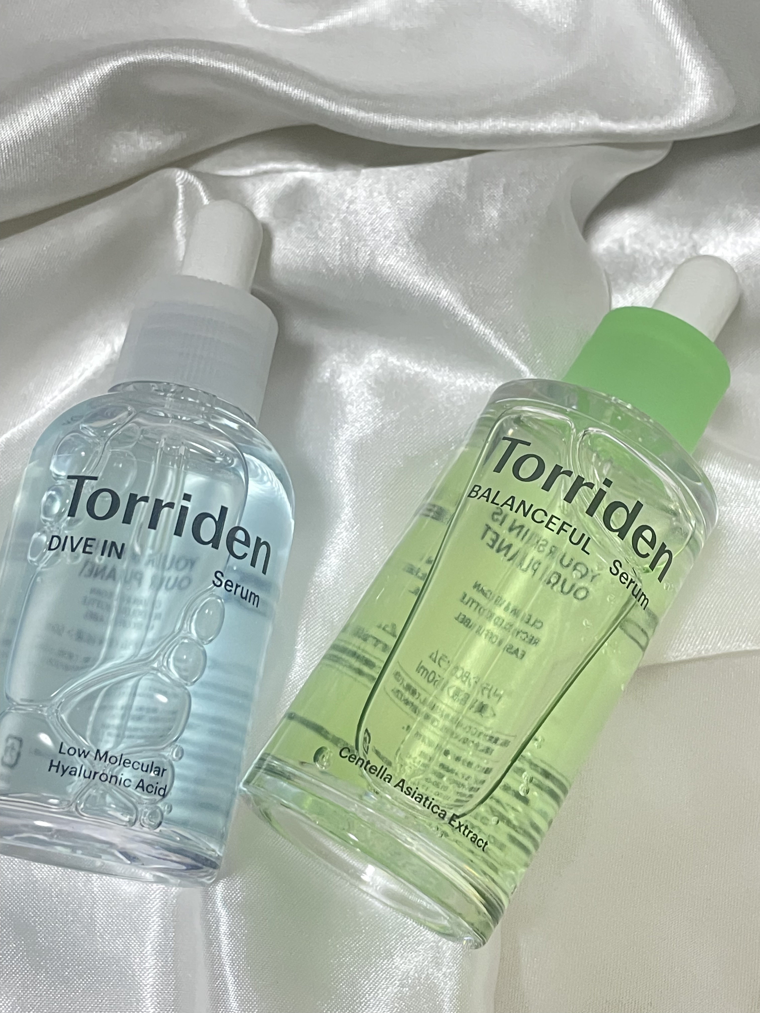 Torriden ダイブイン セラムのクチコミ「トリデンのセラムって肌悩みに合わせて選べるの知ってた？使い分けできるのが嬉しいし今回はヒアルロ.....」（1枚目）