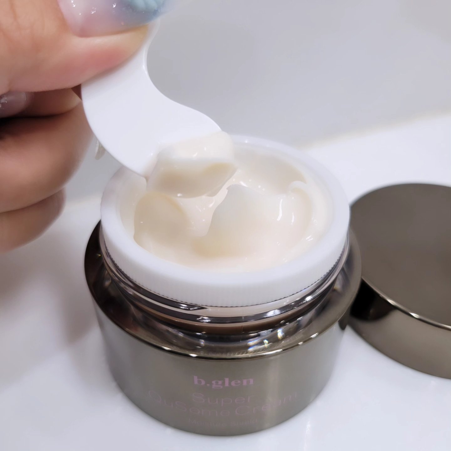 スーパーQuSomeクリーム/b.glen/フェイスクリームを使ったクチコミ（3枚目）