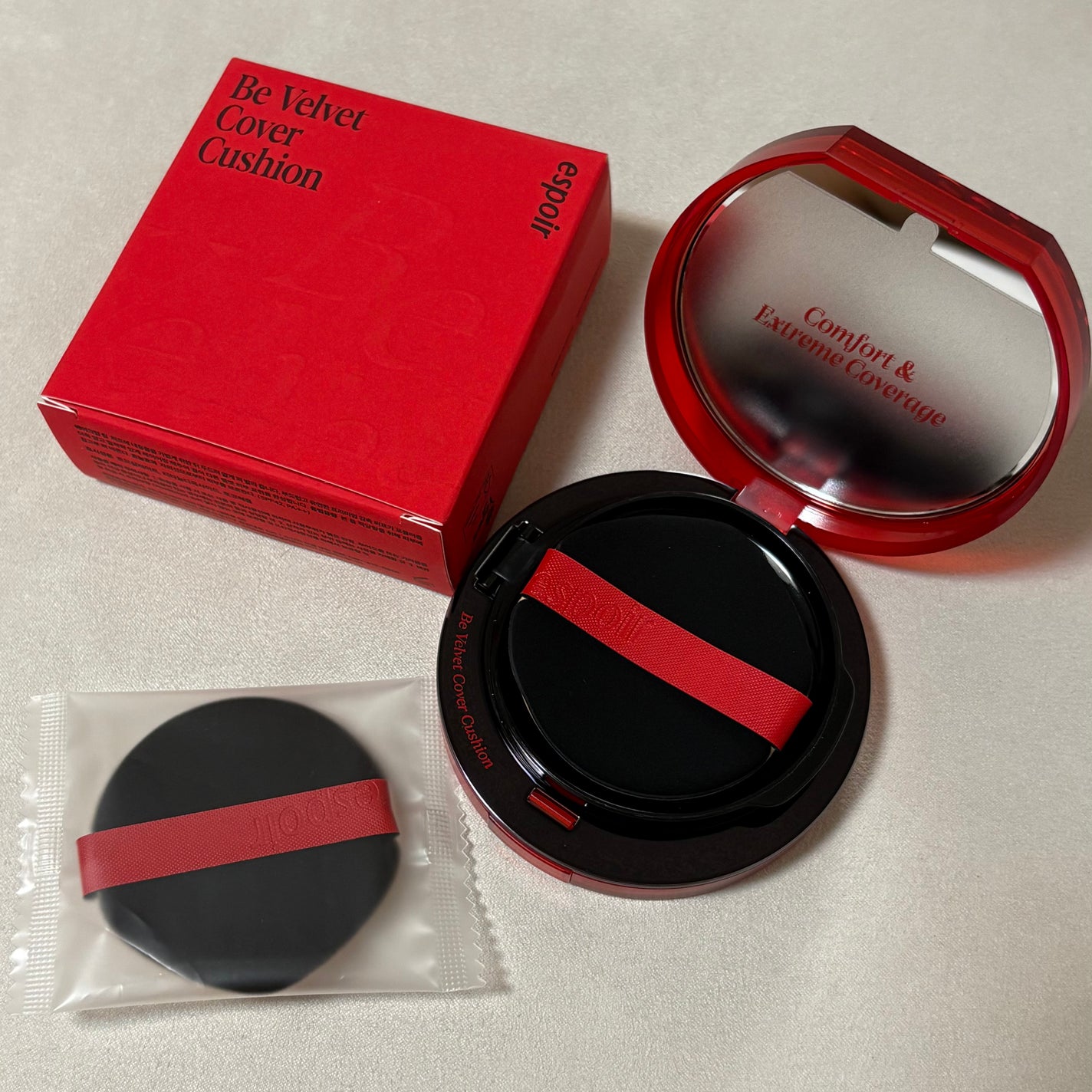 ビーベルベットカバークッション/espoir/クッションファンデーションを使ったクチコミ(2枚目)