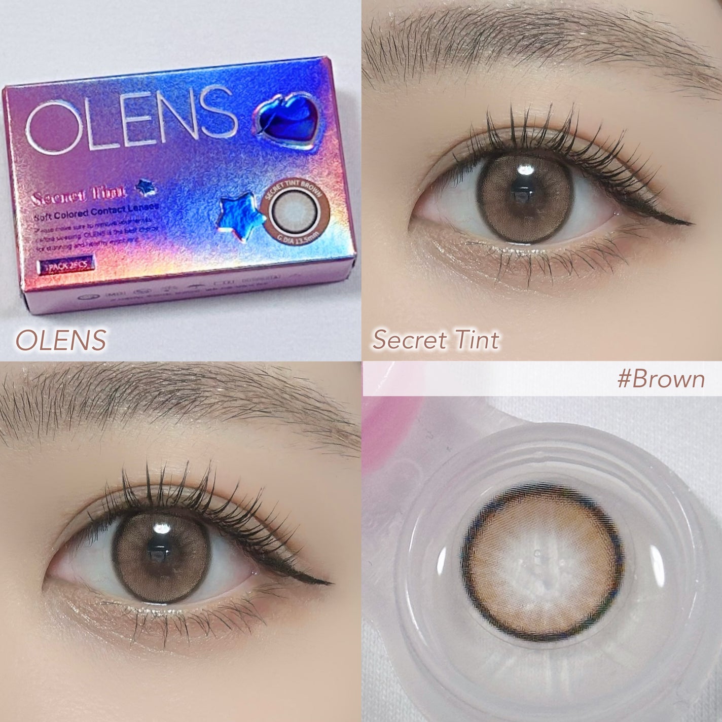 secret tint/OLENS/1ヶ月(1MONTH)カラコンを使ったクチコミ(1枚目)