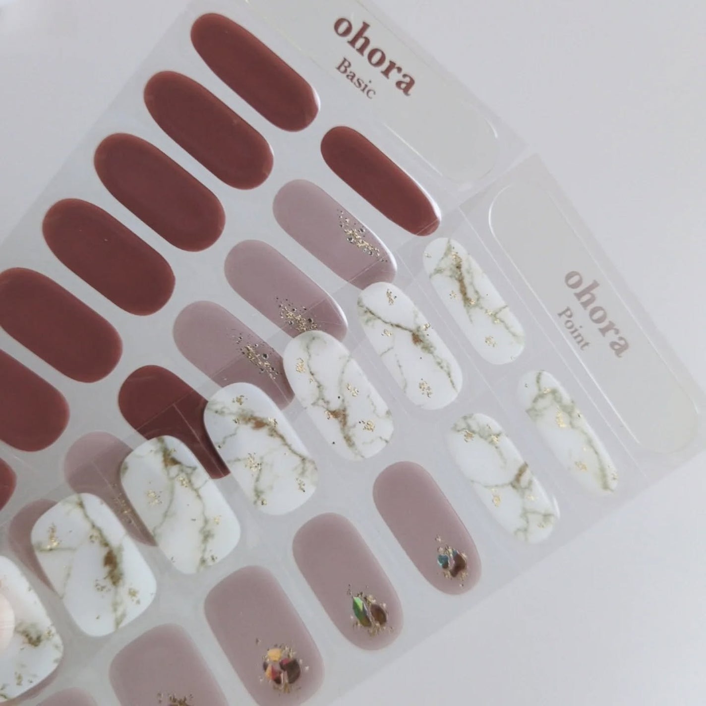 セミキュアジェルネイル(ハンド)/ohora/ネイルシールを使ったクチコミ(8枚目)