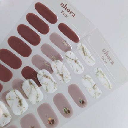 セミキュアジェルネイル(ハンド)/ohora/ネイルシールを使ったクチコミ(8枚目)