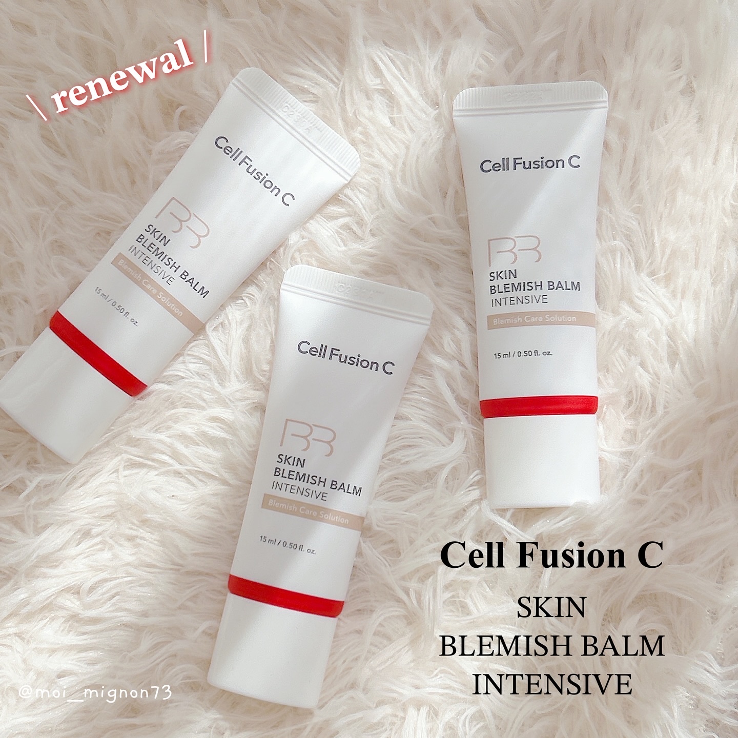 スキンブレミッシュバームインテンシブ/Cell Fusion C(セルフュージョンシー)/BBクリームを使ったクチコミ（1枚目）