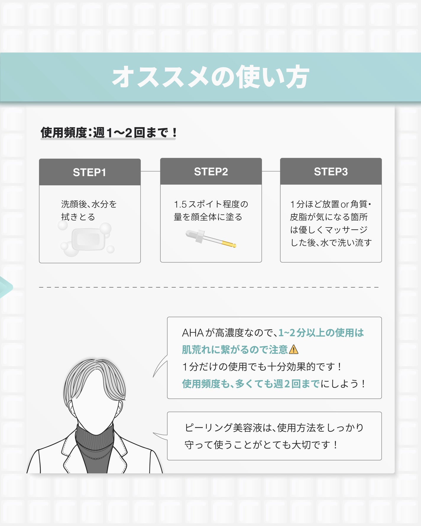AHA 9.12 オミジャ 陶器肌 ウォッシュオフ セラム/parnell/美容液を使ったクチコミ(6枚目)