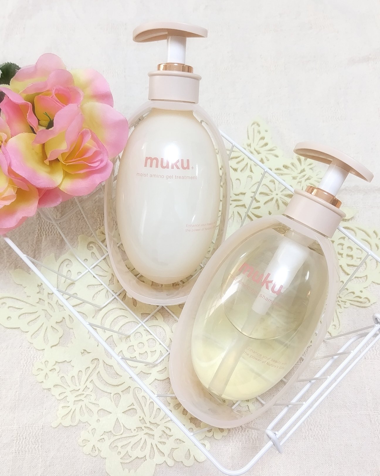 ムク+　モイスト　アミノジェル　シャンプー/ヘアトリートメント/muku+/市販シャンプーを使ったクチコミ（1枚目）