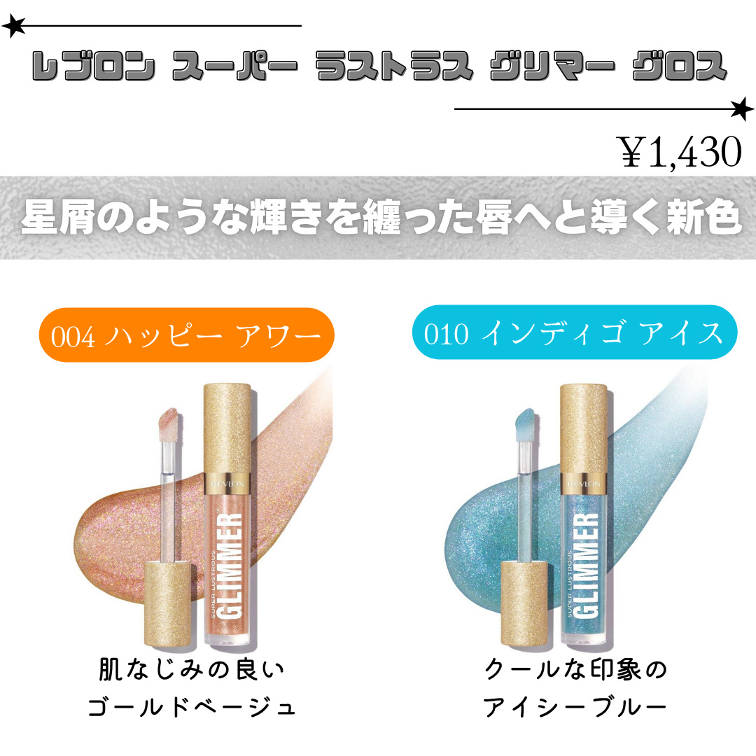 レブロン スーパー ラストラス グリマーグロス/REVLON/リップグロスを使ったクチコミ（3枚目）