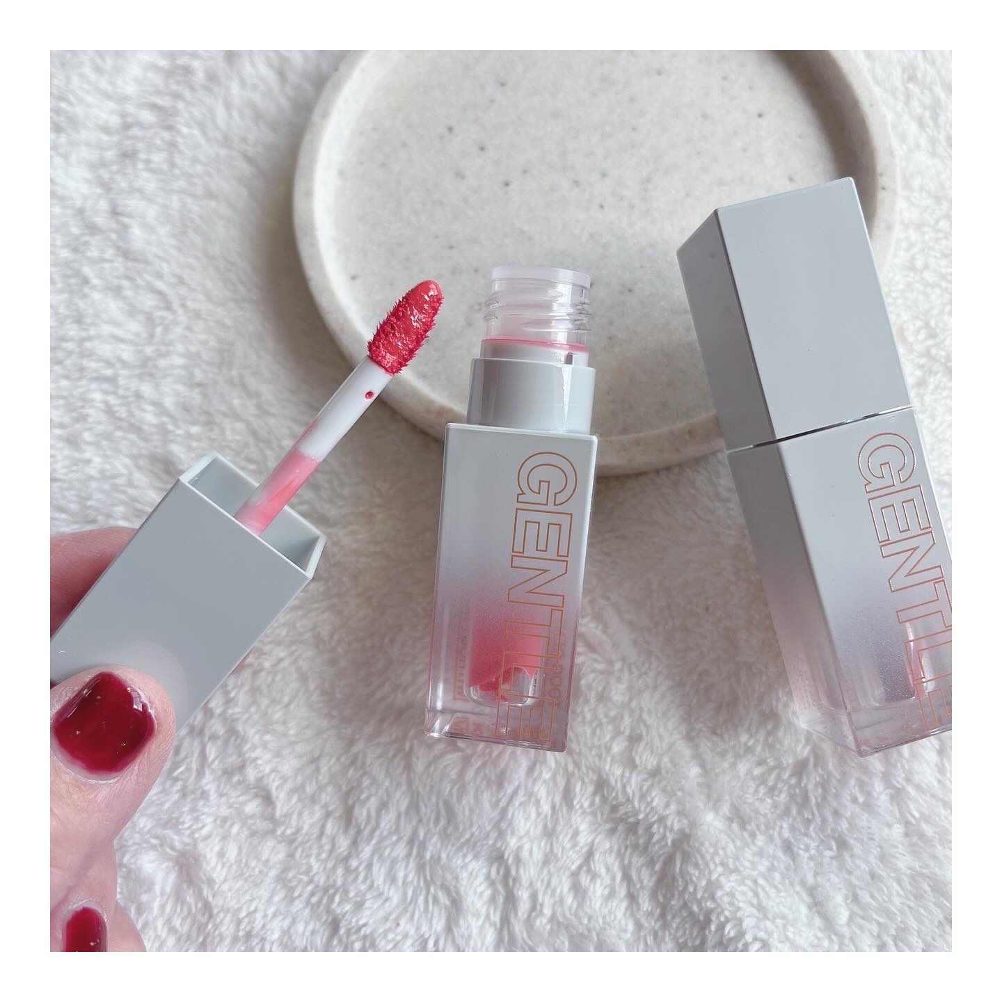 ジェントルキスグロウティント/Tooq/リップティントを使ったクチコミ（2枚目）