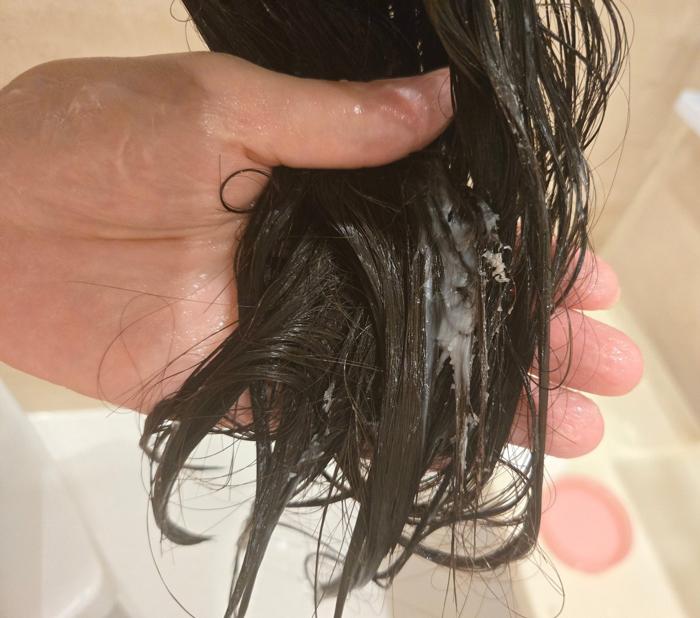 リペアターンジェラートヘアパック バウンシーベリー/リリーイブ/洗い流すヘアトリートメントを使ったクチコミ(4枚目)