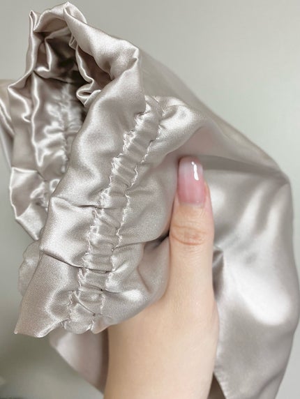 シルクナイトキャップ/Utukky/ヘアケアグッズを使ったクチコミ(6枚目)