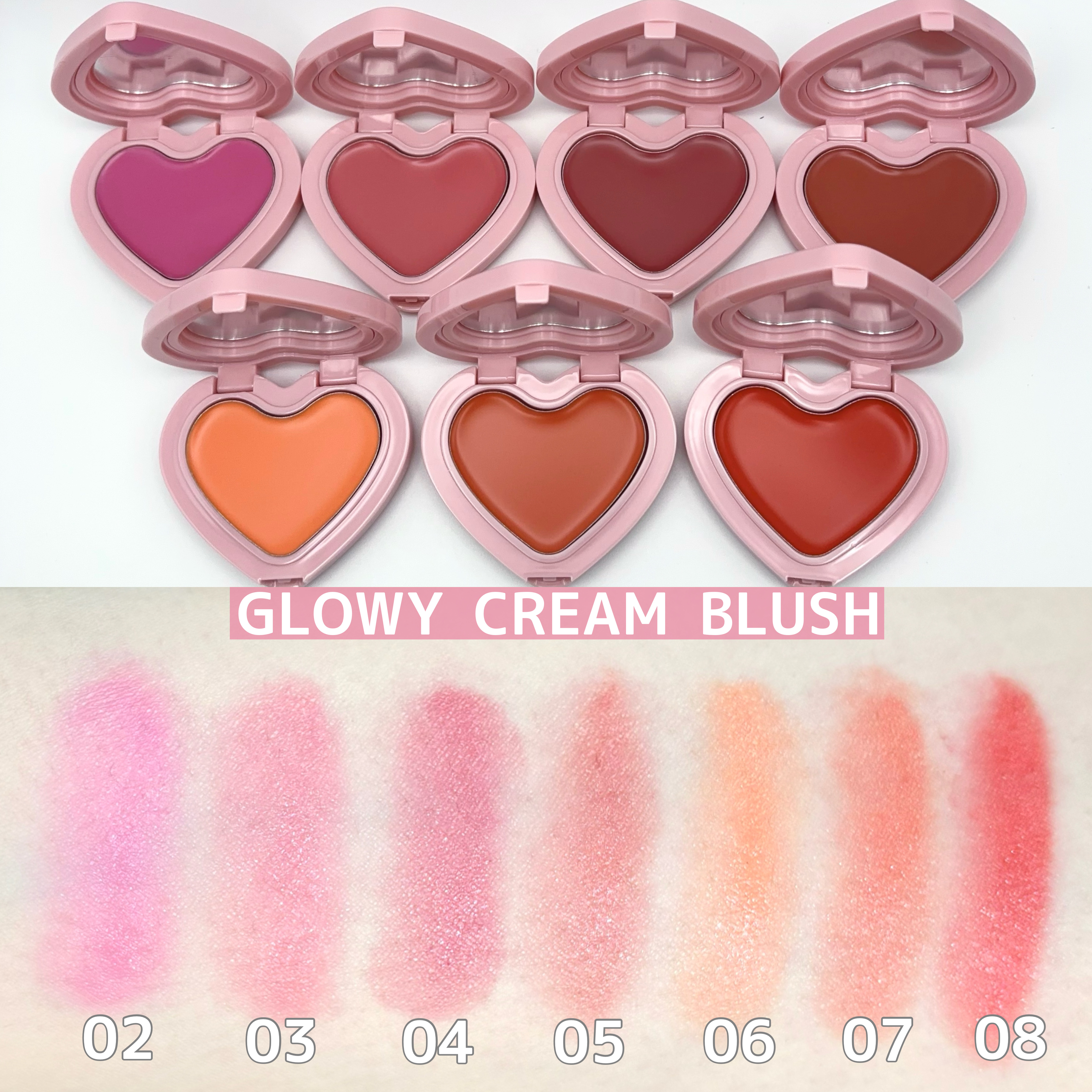 GLOWY CREAM BLUSH/AOU/ジェル・クリームチークを使ったクチコミ（2枚目）