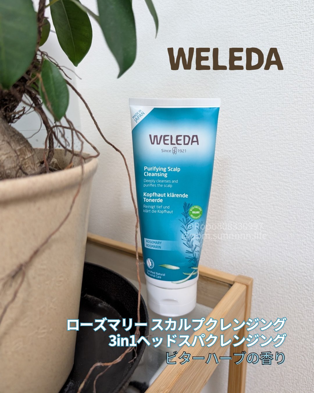 ローズマリー スカルプクレンジング/WELEDA/頭皮クレンジングを使ったクチコミ（1枚目）