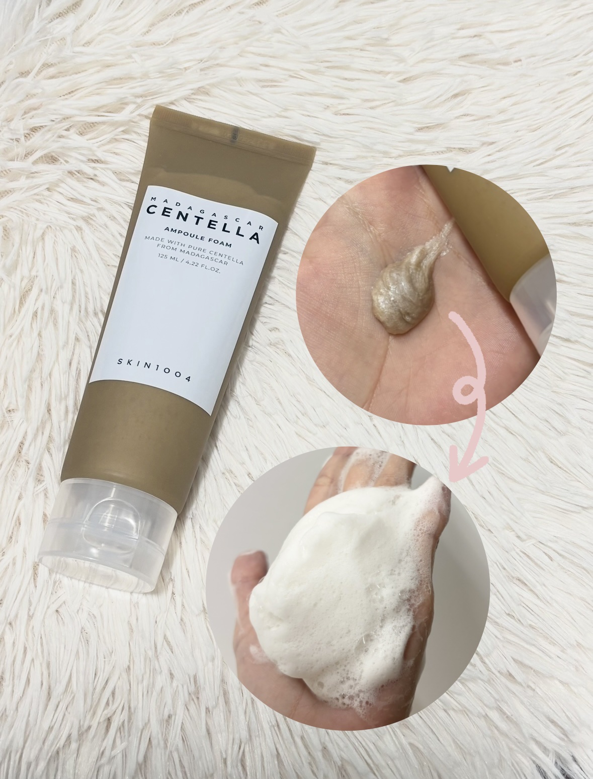 センテラ アンプルフォーム/SKIN1004/洗顔フォームを使ったクチコミ（2枚目）
